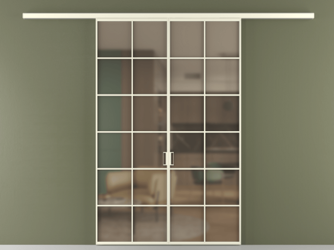 Перегородка Formato вдоль стены 2 створки АЛПР 040.05 Алюминий молочно-белый Сатинированное бронзовое стекло, триплекс. Цена 248600 ₽ 1. Полотно 2 шт. (800/2100 мм)
2. Комплект установки раздвижной системы
3. Базовый комплект фурнитуры
4.Ручка RONDO
. Фабрика дверей Волховец 8 (800) 551 43 19 Перегородка Formato вдоль стены 2 створки АЛПР 040.05 Алюминий молочно-белый Сатинированное бронзовое стекло, триплекс Цена 248600 ₽ | Volhovec