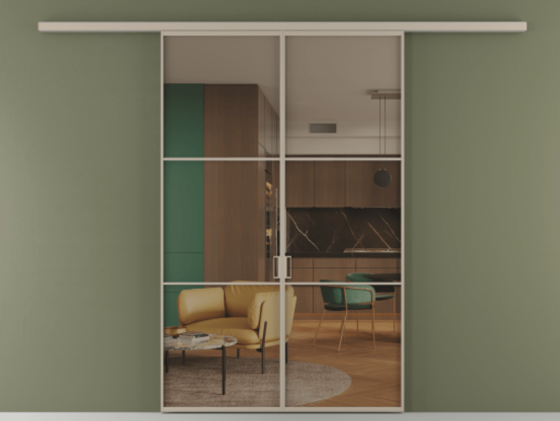 Перегородка Formato вдоль стены 2 створки АЛПР 040.03 Алюминий бисквитный Прозрачное бронзовое стекло, триплекс. Цена 1571350 AMD 1. Полотно 2 шт. (800/2100 мм)
2. Комплект установки раздвижной системы
3. Базовый комплект фурнитуры
4.Ручка RONDO
. Фабрика дверей Волховец 8 (800) 551 43 19 Перегородка Formato вдоль стены 2 створки АЛПР 040.03 Алюминий бисквитный Прозрачное бронзовое стекло, триплекс Цена 1571350 AMD | Volhovec