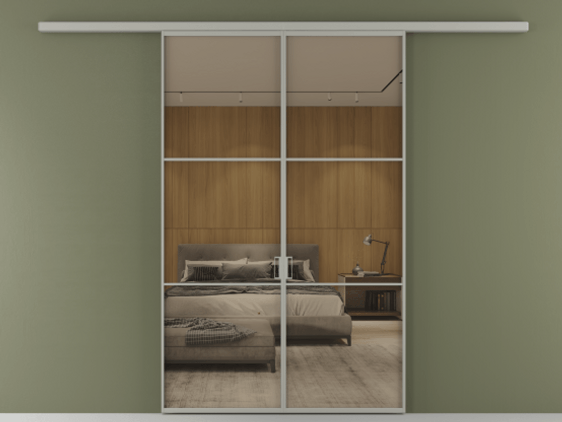 Перегородка Formato вдоль стены 2 створки АЛПР 040.03 Алюминий нейтральный серый Рефлективное бронзовое стекло "Stopsol", калёное. Цена 1679260 AMD 1. Полотно 2 шт. (800/2100 мм)
2. Комплект установки раздвижной системы
3. Базовый комплект фурнитуры
4.Ручка RONDO
. Фабрика дверей Волховец 8 (800) 551 43 19 Перегородка Formato вдоль стены 2 створки АЛПР 040.03 Алюминий нейтральный серый Рефлективное бронзовое стекло "Stopsol", калёное Цена 1679260 AMD | Volhovec