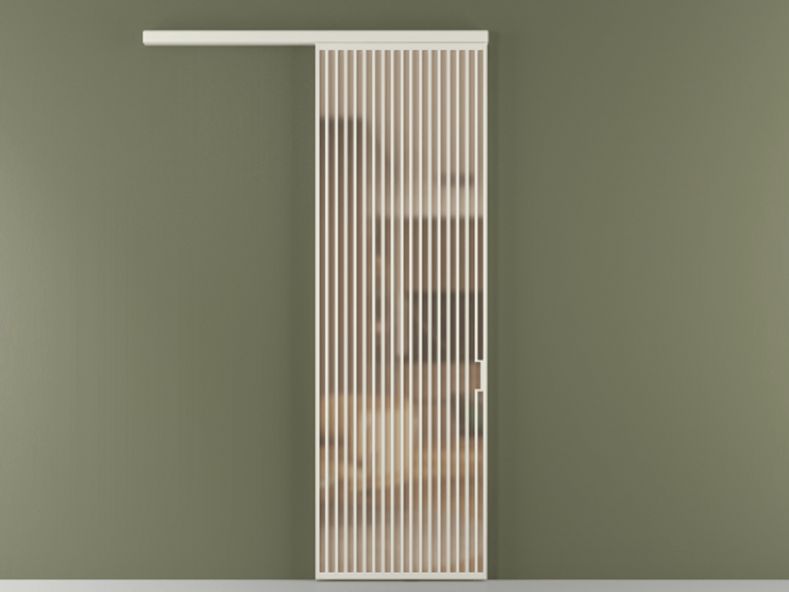 Перегородка Formato вдоль стены 1 створка АЛПР 040.06 Алюминий Белый Сатинированное оранжевое стекло, триплекс Цена 1190600 AMD  | Volhovec