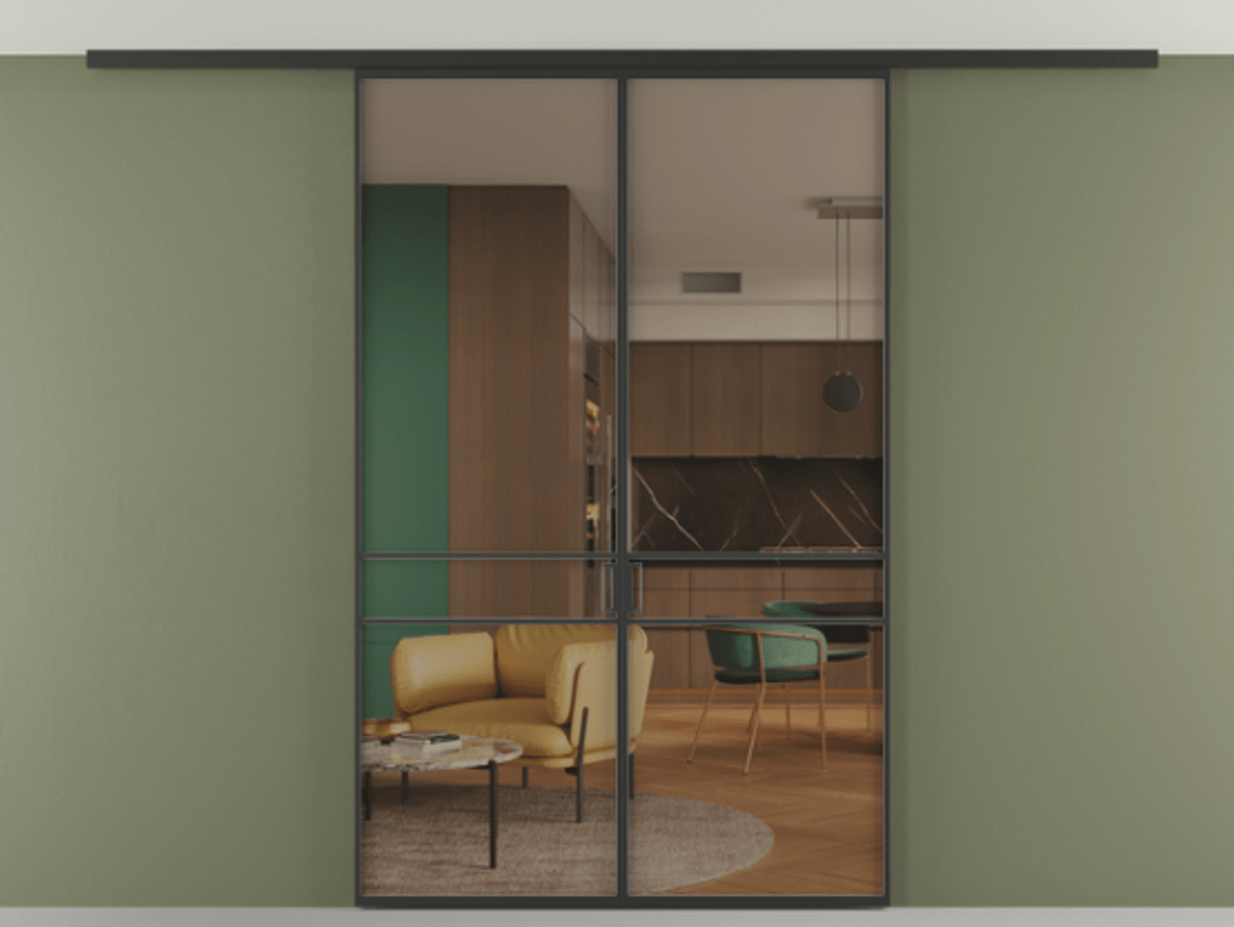 Перегородка Formato вдоль стены на потолок двустворчатая АЛПР 040.02 Алюминий Черный Прозрачное бронзовое стекло, триплекс, 6 мм. Скрытый короб ЧЕР Цена 206280 ₽ 1. Полотно 2 шт. (800/2100 мм)
2. Комплект установки раздвижной системы
3. Базовый комплект фурнитуры
4.Ручка RONDO
. Фабрика дверей Волховец 8 (800) 551 43 19 Перегородка Formato вдоль стены на потолок двустворчатая АЛПР 040.02 Алюминий Черный Прозрачное бронзовое стекло, триплекс, 6 мм Цена 206280 ₽ | Volhovec