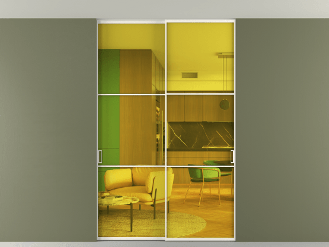 Перегородка Формато внутри проёма скрытое крепление в потолок 2 створки АЛПР 040.03 Алюминий пудровый белый Прозрачное жёлтое стекло, триплекс. Цена 1674000 AMD 1. Полотно 2 шт. (800/2100 мм)
2. Комплект установки раздвижной системы
3. Базовый комплект фурнитуры
4. Ручка Рондо. Фабрика дверей Волховец 8 (800) 551 43 19 Перегородка Формато внутри проёма скрытое крепление в потолок 2 створки АЛПР 040.03 Алюминий пудровый белый Прозрачное жёлтое стекло, триплекс Цена 1674000 AMD | Volhovec