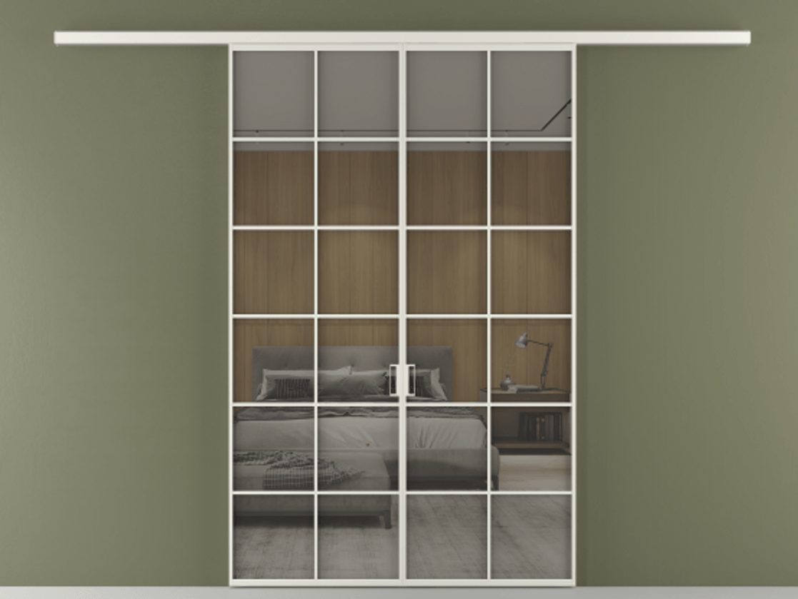 Перегородка Formato вдоль стены 2 створки АЛПР 040.05 Алюминий серый Рефлективное серое стекло "Stopsol", калёное. Цена 264600 ₽ 1. Полотно 2 шт. (800/2100 мм)
2. Комплект установки раздвижной системы
3. Базовый комплект фурнитуры
4.Ручка RONDO
. Фабрика дверей Волховец 8 (800) 551 43 19 Перегородка Formato вдоль стены 2 створки АЛПР 040.05 Алюминий серый Рефлективное серое стекло "Stopsol", калёное Цена 264600 ₽ | Volhovec