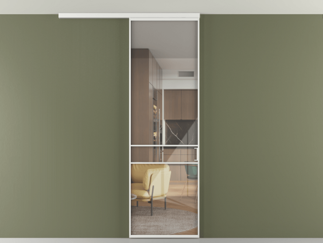 Перегородка Формато вдоль стены на потолок 1 створка АЛПР 040.02 Алюминий белоснежный Рефлективное прозрачное стекло "Стопсол", калёное. Цена 724220 AMD 1. Полотно 2 шт. (800/2100 мм)
2. Комплект установки раздвижной системы
3. Базовый комплект фурнитуры
4.Ручка Рондо. Фабрика дверей Волховец 8 (800) 551 43 19 Перегородка Формато вдоль стены на потолок 1 створка АЛПР 040.02 Алюминий белоснежный Рефлективное прозрачное стекло "Стопсол", калёное Цена 724220 AMD | Volhovec