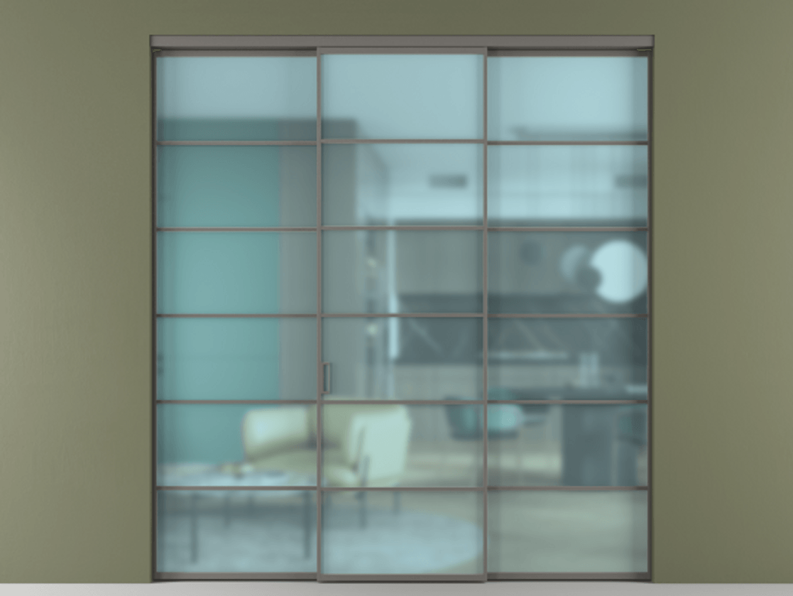 Перегородка Формато внутри проёма 3 створки АЛПР 040.04 Алюминий классический серый Сатинированное голубое стекло, триплекс. Цена 1718500 AMD 1. Полотно 3 шт. (800/2100 мм)
2. Комплект установки раздвижной системы
3. Базовый комплект фурнитуры
4.Ручка Рондо. Фабрика дверей Волховец 8 (800) 551 43 19 Перегородка Формато внутри проёма 3 створки АЛПР 040.04 Алюминий классический серый Сатинированное голубое стекло, триплекс Цена 1718500 AMD | Volhovec