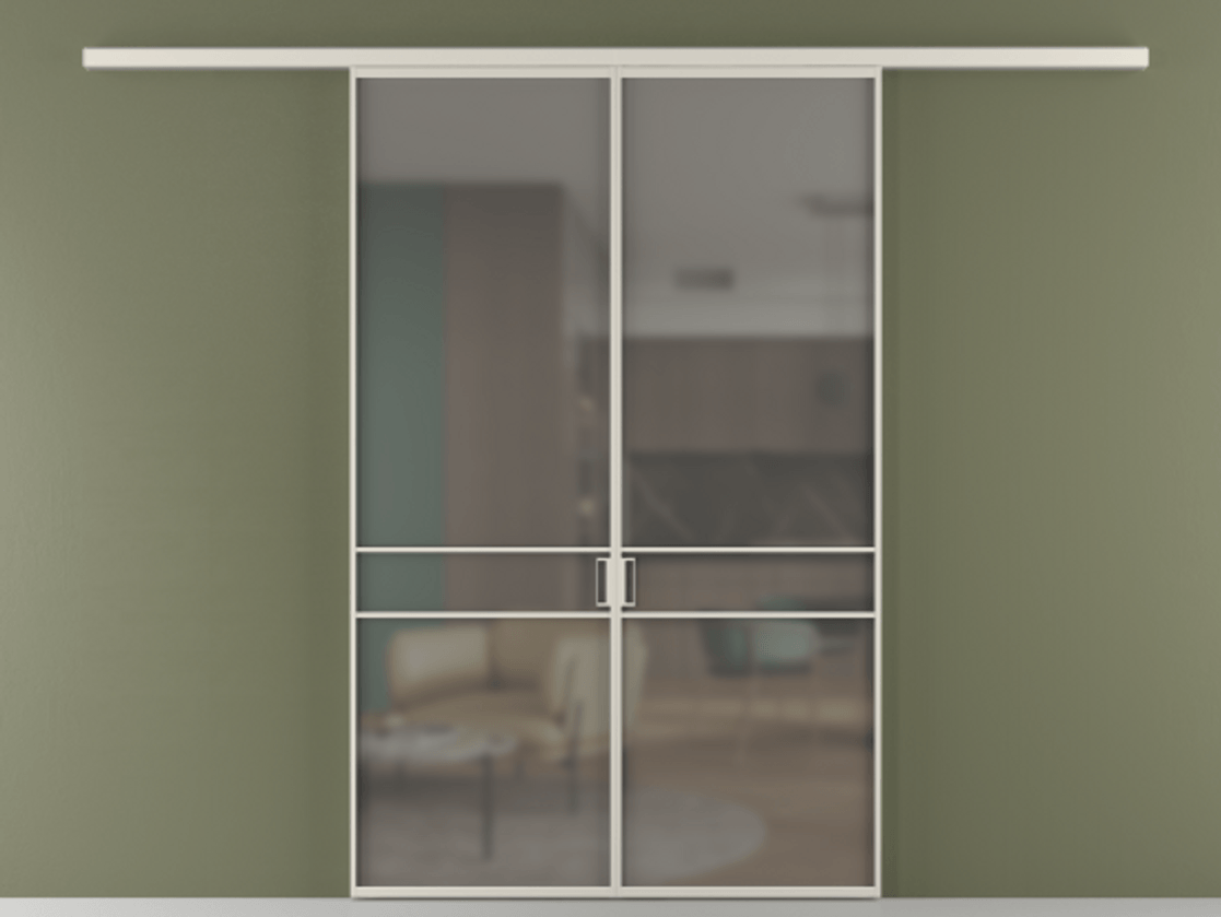 Перегородка Formato вдоль стены 2 створки АЛПР 040.02 Алюминий облачно-серый Сатинированное серое стекло, триплекс. Цена 1571350 AMD 1. Полотно 2 шт. (800/2100 мм)
2. Комплект установки раздвижной системы
3. Базовый комплект фурнитуры
4.Ручка RONDO
. Фабрика дверей Волховец 8 (800) 551 43 19 Перегородка Formato вдоль стены 2 створки АЛПР 040.02 Алюминий облачно-серый Сатинированное серое стекло, триплекс Цена 1571350 AMD | Volhovec