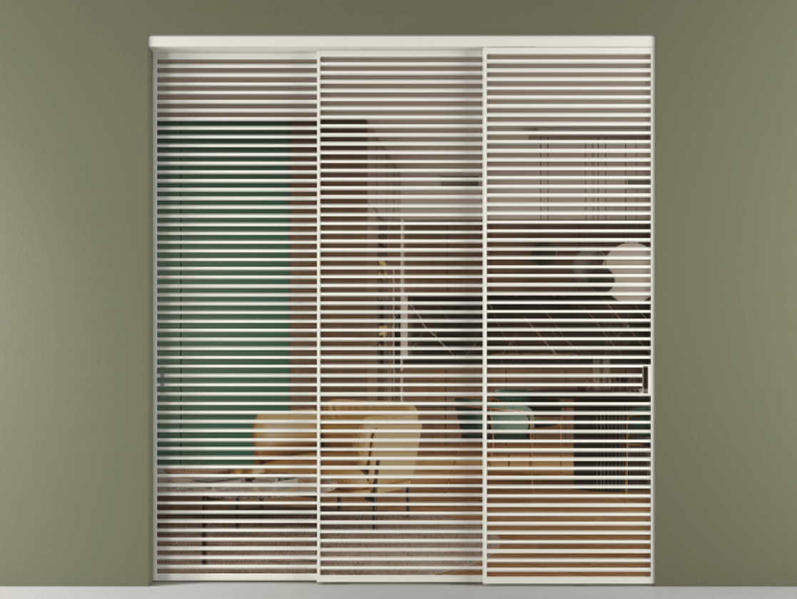 Перегородка Formato внутри проёма телескопик синхро 2 АЛПР 040.07 Алюминий Белый Прозрачное бронзовое стекло, триплекс, 6 мм. Скрытый короб БЕЛ Цена 4142160 AMD 1. Полотно 3 шт.  (800/2100 мм)
2. Комплект установки раздвижной системы
3. Базовый комплект фурнитуры
4. Комплект фурнитуры телескопик синхро-2
5.Ручка RONDO
. Фабрика дверей Волховец 8 (800) 551 43 19  Перегородка Formato внутри проёма телескопик синхро 2 АЛПР 040.07 Алюминий Белый Прозрачное бронзовое стекло, триплекс, 6 мм Цена 4142160 AMD  | Volhovec