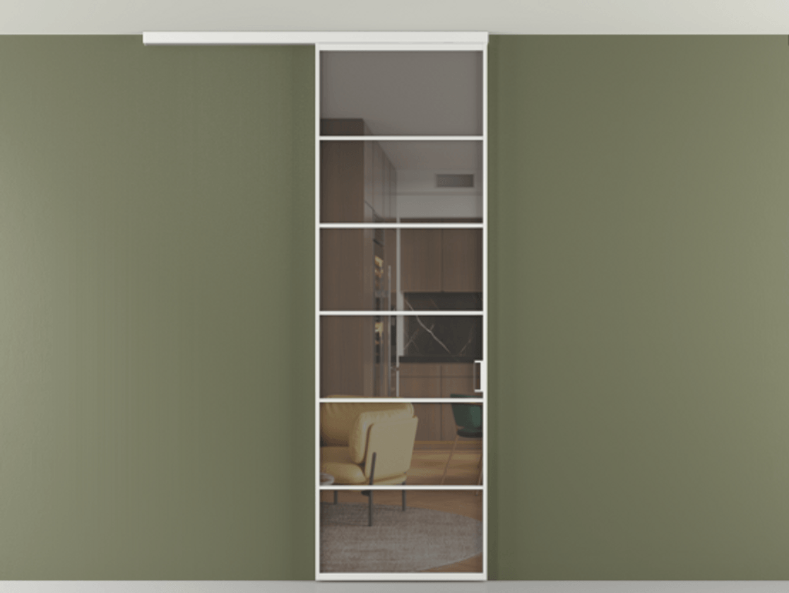 Перегородка Формато вдоль стены на потолок 1 створка АЛПР 040.04 Алюминий белоснежный Прозрачное серое стекло, триплекс. Цена 727350 AMD 1. Полотно 2 шт. (800/2100 мм)
2. Комплект установки раздвижной системы
3. Базовый комплект фурнитуры
4.Ручка Рондо. Фабрика дверей Волховец 8 (800) 551 43 19 Перегородка Формато вдоль стены на потолок 1 створка АЛПР 040.04 Алюминий белоснежный Прозрачное серое стекло, триплекс Цена 727350 AMD | Volhovec