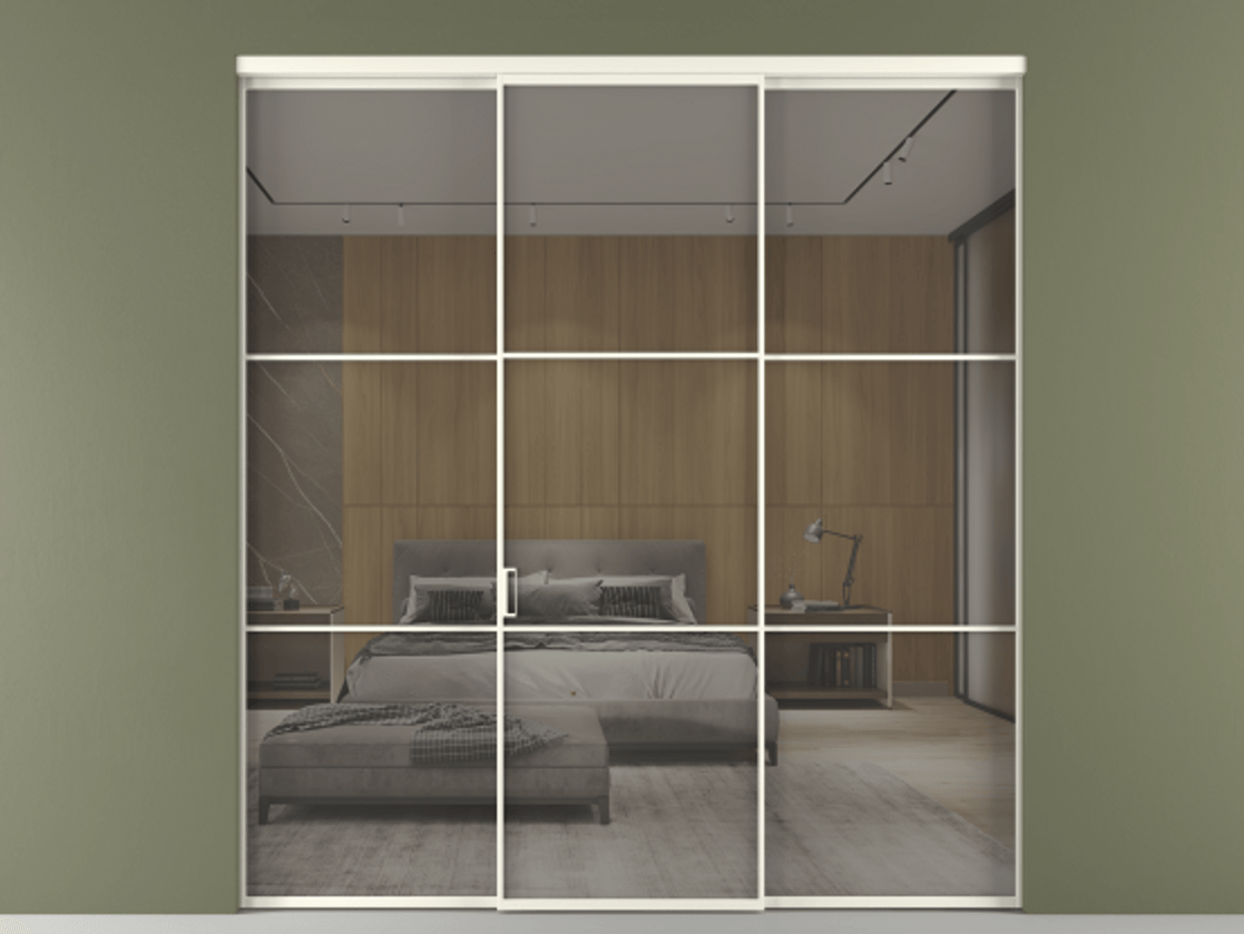 Перегородка Формато внутри проёма 3 створки АЛПР 040.03 Алюминий жемчужный Рефлективное серое стекло "Стопсол", калёное. Цена 2141890 AMD 1. Полотно 3 шт. (800/2100 мм)
2. Комплект установки раздвижной системы
3. Базовый комплект фурнитуры
4.Ручка Рондо. Фабрика дверей Волховец 8 (800) 551 43 19 Перегородка Формато внутри проёма 3 створки АЛПР 040.03 Алюминий жемчужный Рефлективное серое стекло "Стопсол", калёное Цена 2141890 AMD | Volhovec