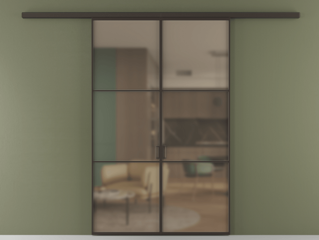 Перегородка Формато вдоль стены 2 створки АЛПР 040.03 Алюминий антрацит Сатинированное бронзовое стекло, триплекс. Цена 1318110 AMD 1. Полотно 2 шт. (800/2100 мм)
2. Комплект установки раздвижной системы
3. Базовый комплект фурнитуры
4.Ручка Рондо. Фабрика дверей Волховец 8 (800) 551 43 19 Перегородка Формато вдоль стены 2 створки АЛПР 040.03 Алюминий антрацит Сатинированное бронзовое стекло, триплекс Цена 1318110 AMD | Volhovec