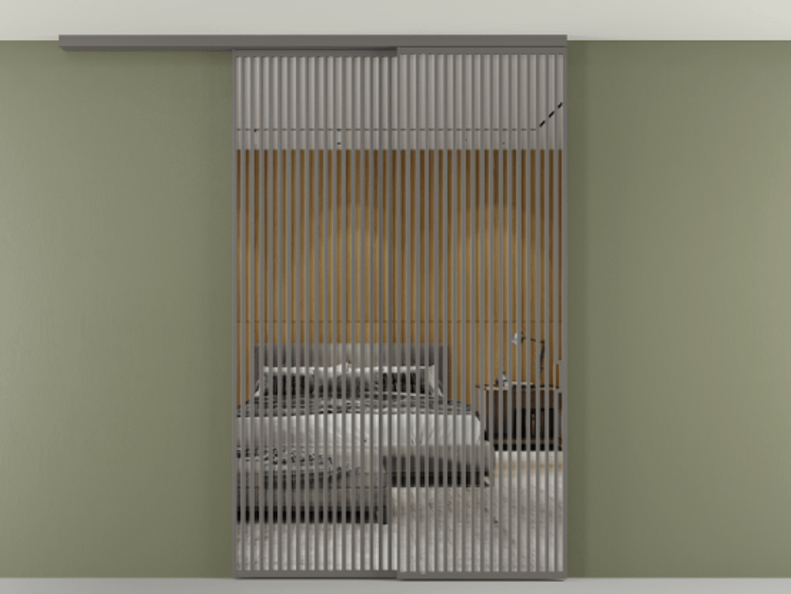 Перегородка Формато вдоль стены на потолок 2 створки с синхронным механизмом АЛПР 040.06 Алюминий классический серый Двустороннее зеркало, триплекс , триплекс 6 мм. Цена 3037880 AMD 1. Полотно 2 шт. (800/2100 мм)
2. Комплект установки раздвижной системы
3. Базовый комплект фурнитуры
4.Ручка Рондо. Фабрика дверей Волховец 8 (800) 551 43 19 Перегородка Формато вдоль стены на потолок 2 створки с синхронным механизмом АЛПР 040.06 Алюминий классический серый Двустороннее зеркало, триплекс , триплекс 6 мм Цена 3037880 AMD | Volhovec