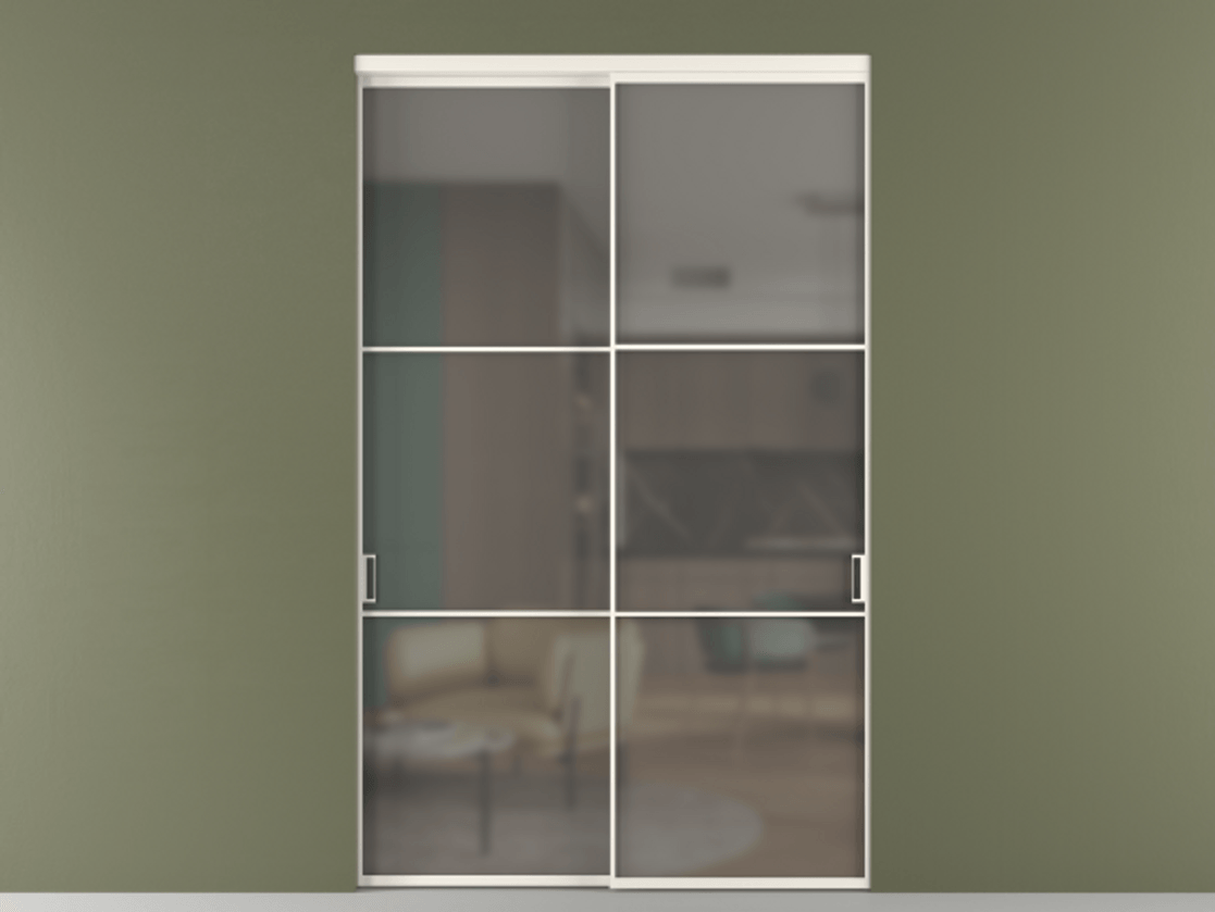 Перегородка Formato внутри проёма 2 створки АЛПР 040.03 Алюминий пудровый белый Сатинированное серое стекло, триплекс. Цена 3117750 AMD 1. Полотно 2 шт. (800/2100 мм)
2. Комплект установки раздвижной системы
3. Базовый комплект фурнитуры
4.Ручка RONDO. Фабрика дверей Волховец 8 (800) 551 43 19 Перегородка Formato внутри проёма 2 створки АЛПР 040.03 Алюминий пудровый белый Сатинированное серое стекло, триплекс Цена 3117750 AMD | Volhovec