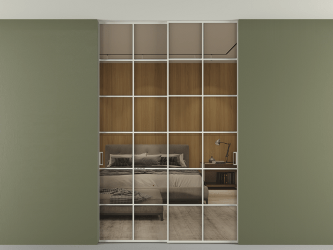 Перегородка Formato внутри проёма двустворчатая со скрытым креплением в потолок АЛПР 040.05 Алюминий Белый Рефлективное бронзовое стекло "Stopsol", калёное, 6 мм. Скрытый короб БЕЛ Цена 2001480 AMD 1. Полотно 2 шт. (800/2100 мм)
2. Комплект установки раздвижной системы
3. Базовый комплект фурнитуры
4. Ручка RONDO. Фабрика дверей Волховец 8 (800) 551 43 19 Перегородка Formato внутри проёма двустворчатая со скрытым креплением в потолок АЛПР 040.05 Алюминий Белый Рефлективное бронзовое стекло "Stopsol", калёное, 6 мм Цена 2001480 AMD | Volhovec