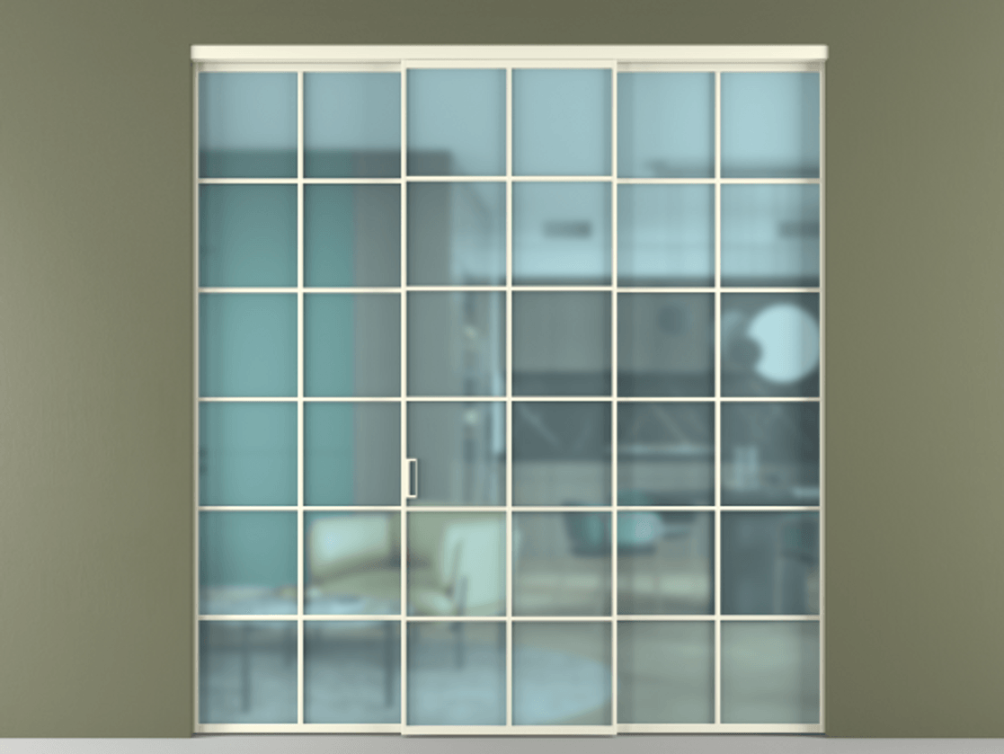 Перегородка Формато внутри проёма 3 створки АЛПР 040.05 Алюминий молочно-белый Сатинированное голубое стекло, триплекс. Цена 1718500 AMD 1. Полотно 3 шт. (800/2100 мм)
2. Комплект установки раздвижной системы
3. Базовый комплект фурнитуры
4.Ручка Рондо. Фабрика дверей Волховец 8 (800) 551 43 19 Перегородка Формато внутри проёма 3 створки АЛПР 040.05 Алюминий молочно-белый Сатинированное голубое стекло, триплекс Цена 1718500 AMD | Volhovec