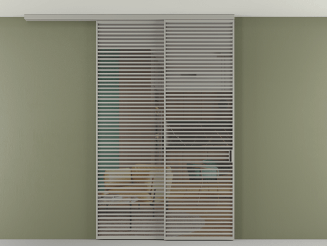 Перегородка Формато вдоль стены на потолок 2 створки с синхронным механизмом АЛПР 040.07 Алюминий нейтральный серый Прозрачное серое стекло, триплекс. Цена 3037880 AMD 1. Полотно 2 шт. (800/2100 мм)
2. Комплект установки раздвижной системы
3. Базовый комплект фурнитуры
4.Ручка Рондо. Фабрика дверей Волховец 8 (800) 551 43 19 Перегородка Формато вдоль стены на потолок 2 створки с синхронным механизмом АЛПР 040.07 Алюминий нейтральный серый Прозрачное серое стекло, триплекс Цена 3037880 AMD | Volhovec