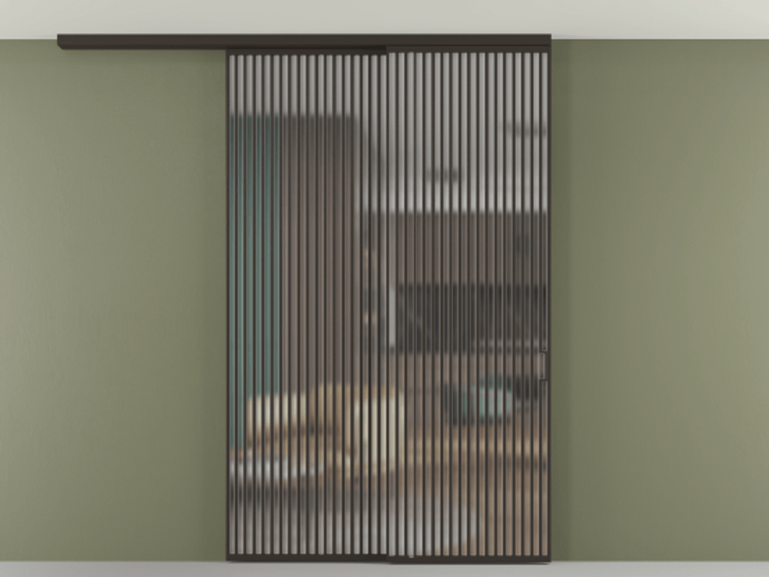 Перегородка Формато вдоль стены на потолок 2 створки с синхронным механизмом АЛПР 040.06 Алюминий антрацит Сатинированное стекло "Мателюкс Кристал Вижн", калёное, матовое, каленое 6 мм. Цена 3124200 AMD 1. Полотно 2 шт. (800/2100 мм)
2. Комплект установки раздвижной системы
3. Базовый комплект фурнитуры
4.Ручка Рондо. Фабрика дверей Волховец 8 (800) 551 43 19 Перегородка Формато вдоль стены на потолок 2 створки с синхронным механизмом АЛПР 040.06 Алюминий антрацит Сатинированное стекло "Мателюкс Кристал Вижн", калёное, матовое, каленое 6 мм Цена 3124200 AMD | Volhovec