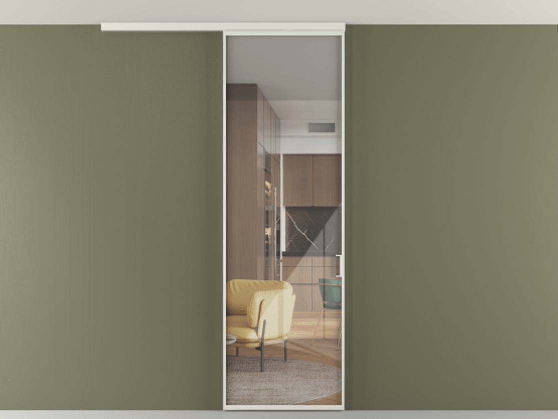 Перегородка Формато вдоль стены на потолок 1 створка АЛПР 040.01 Алюминий серый Рефлективное прозрачное стекло "Стопсол", калёное. Цена 692180 AMD 1. Полотно 2 шт. (800/2100 мм)
2. Комплект установки раздвижной системы
3. Базовый комплект фурнитуры
4.Ручка Рондо. Фабрика дверей Волховец 8 (800) 551 43 19 Перегородка Формато вдоль стены на потолок 1 створка АЛПР 040.01 Алюминий серый Рефлективное прозрачное стекло "Стопсол", калёное Цена 692180 AMD | Volhovec