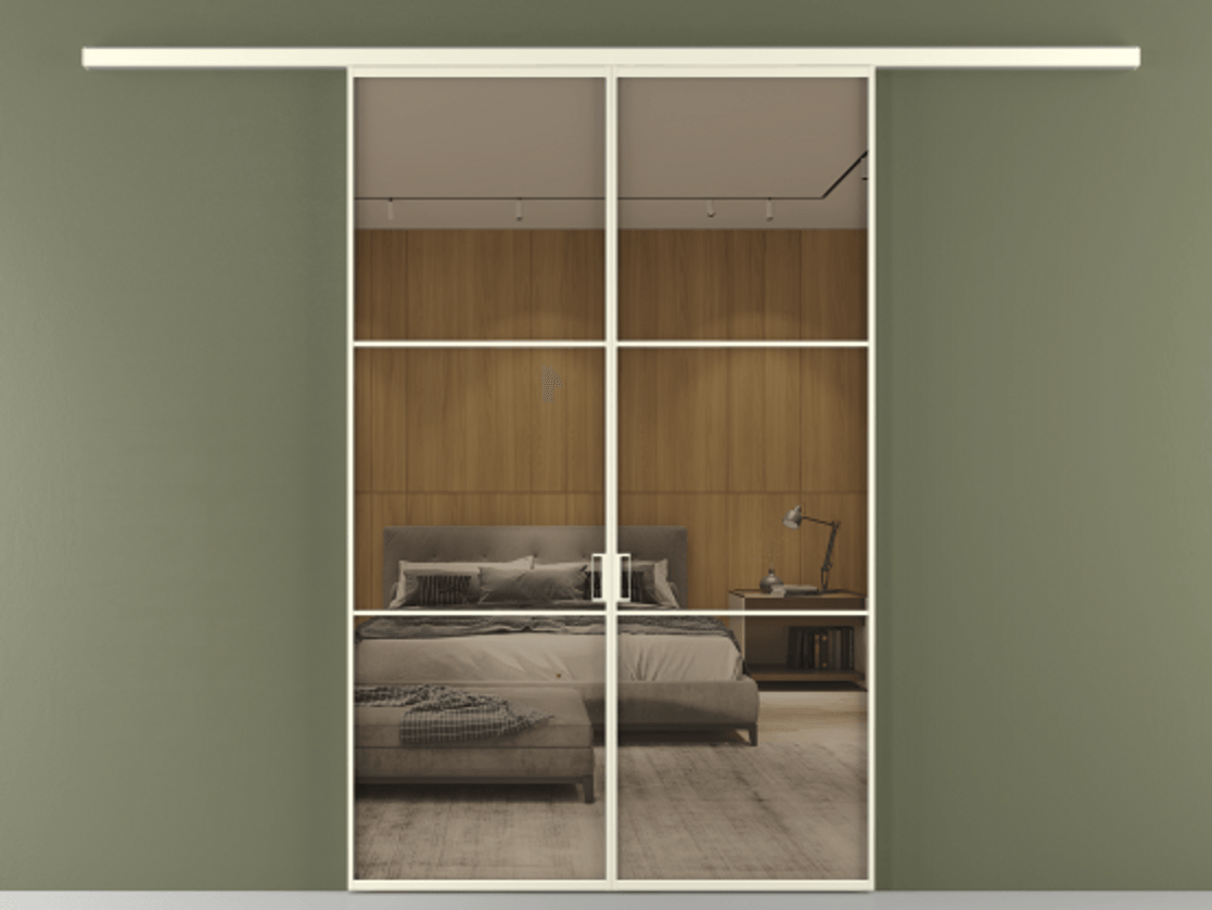 Перегородка Formato вдоль стены 2 створки АЛПР 040.03 Алюминий молочно-белый Рефлективное бронзовое стекло "Stopsol", калёное. Цена 1679260 AMD 1. Полотно 2 шт. (800/2100 мм)
2. Комплект установки раздвижной системы
3. Базовый комплект фурнитуры
4.Ручка RONDO
. Фабрика дверей Волховец 8 (800) 551 43 19 Перегородка Formato вдоль стены 2 створки АЛПР 040.03 Алюминий молочно-белый Рефлективное бронзовое стекло "Stopsol", калёное Цена 1679260 AMD | Volhovec