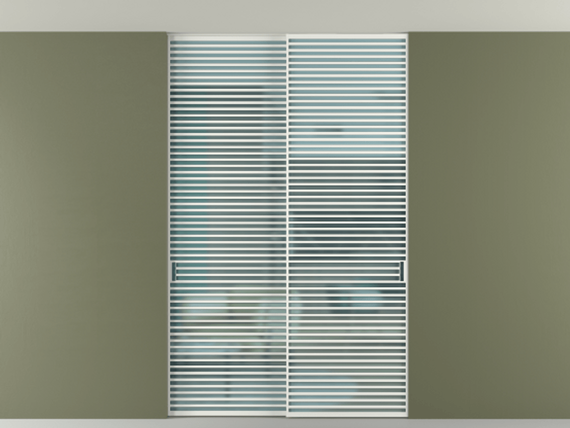 Перегородка Formato внутри проёма скрытое крепление в потолок 2 створки АЛПР 040.07 Алюминий светло-серый Сатинированное голубое стекло, триплекс. Цена 2764500 AMD 1. Полотно 2 шт. (800/2100 мм)
2. Комплект установки раздвижной системы
3. Базовый комплект фурнитуры
4. Ручка RONDO. Фабрика дверей Волховец 8 (800) 551 43 19 Перегородка Formato внутри проёма скрытое крепление в потолок 2 створки АЛПР 040.07 Алюминий светло-серый Сатинированное голубое стекло, триплекс Цена 2764500 AMD | Volhovec