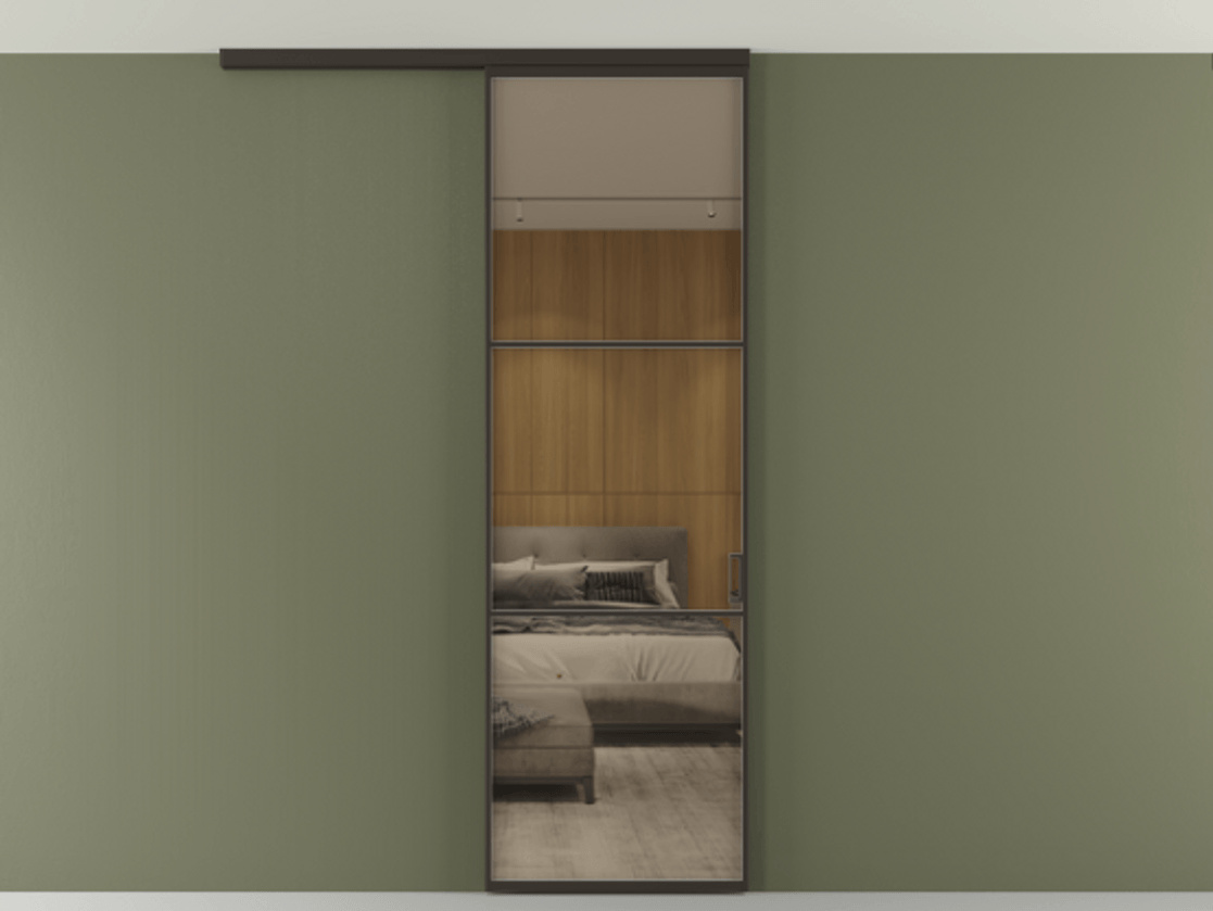 Перегородка Формато вдоль стены на потолок 1 створка АЛПР 040.03 Алюминий антрацит Рефлективное бронзовое стекло "Стопсол", калёное. Цена 724220 AMD 1. Полотно 2 шт. (800/2100 мм)
2. Комплект установки раздвижной системы
3. Базовый комплект фурнитуры
4.Ручка Рондо. Фабрика дверей Волховец 8 (800) 551 43 19 Перегородка Формато вдоль стены на потолок 1 створка АЛПР 040.03 Алюминий антрацит Рефлективное бронзовое стекло "Стопсол", калёное Цена 724220 AMD | Volhovec