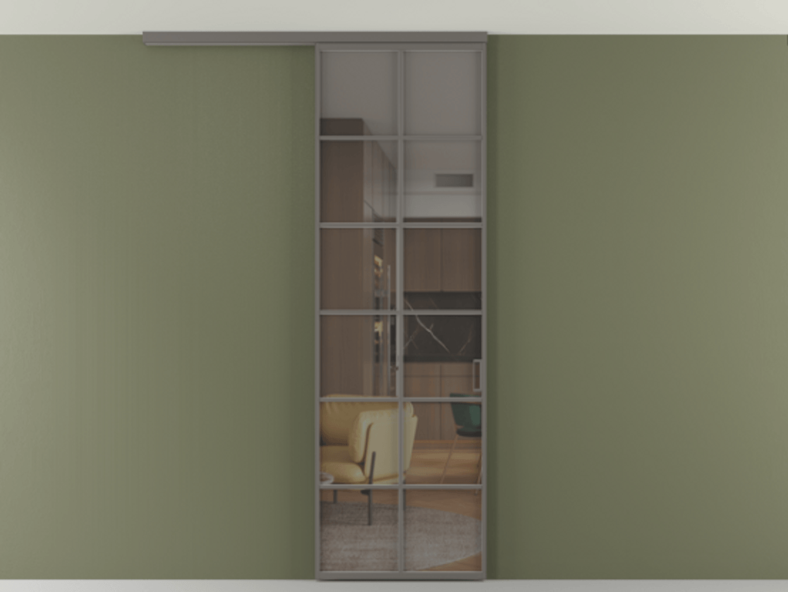 Перегородка Формато вдоль стены на потолок 1 створка АЛПР 040.05 Алюминий классический серый Прозрачное серое стекло, триплекс. Цена 727350 AMD 1. Полотно 2 шт. (800/2100 мм)
2. Комплект установки раздвижной системы
3. Базовый комплект фурнитуры
4.Ручка Рондо. Фабрика дверей Волховец 8 (800) 551 43 19 Перегородка Формато вдоль стены на потолок 1 створка АЛПР 040.05 Алюминий классический серый Прозрачное серое стекло, триплекс Цена 727350 AMD | Volhovec