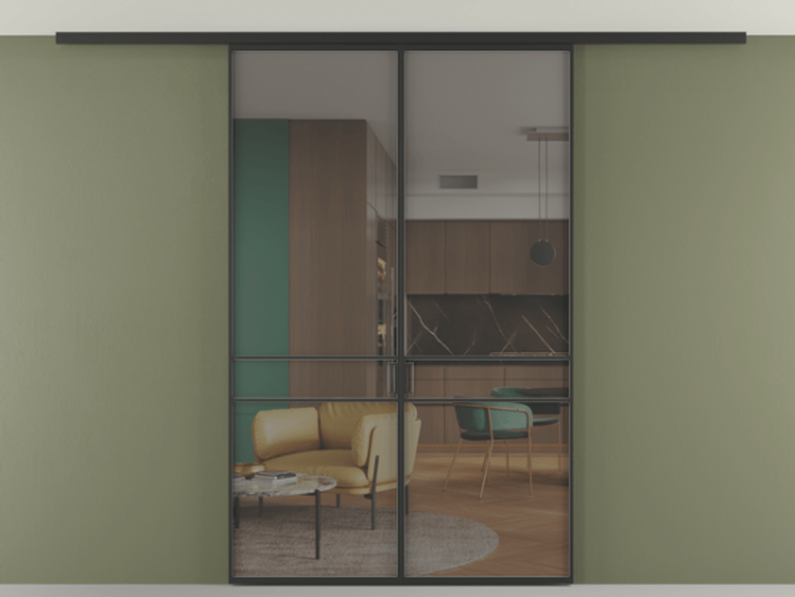 Перегородка Formato вдоль стены на потолок двустворчатая АЛПР 040.02 Алюминий Черный Прозрачное серое стекло, триплекс, 6 мм. Скрытый короб ЧЕР Цена 1391150 AMD 1. Полотно 2 шт. (800/2100 мм)
2. Комплект установки раздвижной системы
3. Базовый комплект фурнитуры
4.Ручка RONDO
. Фабрика дверей Волховец 8 (800) 551 43 19 Перегородка Formato вдоль стены на потолок двустворчатая АЛПР 040.02 Алюминий Черный Прозрачное серое стекло, триплекс, 6 мм Цена 1391150 AMD | Volhovec