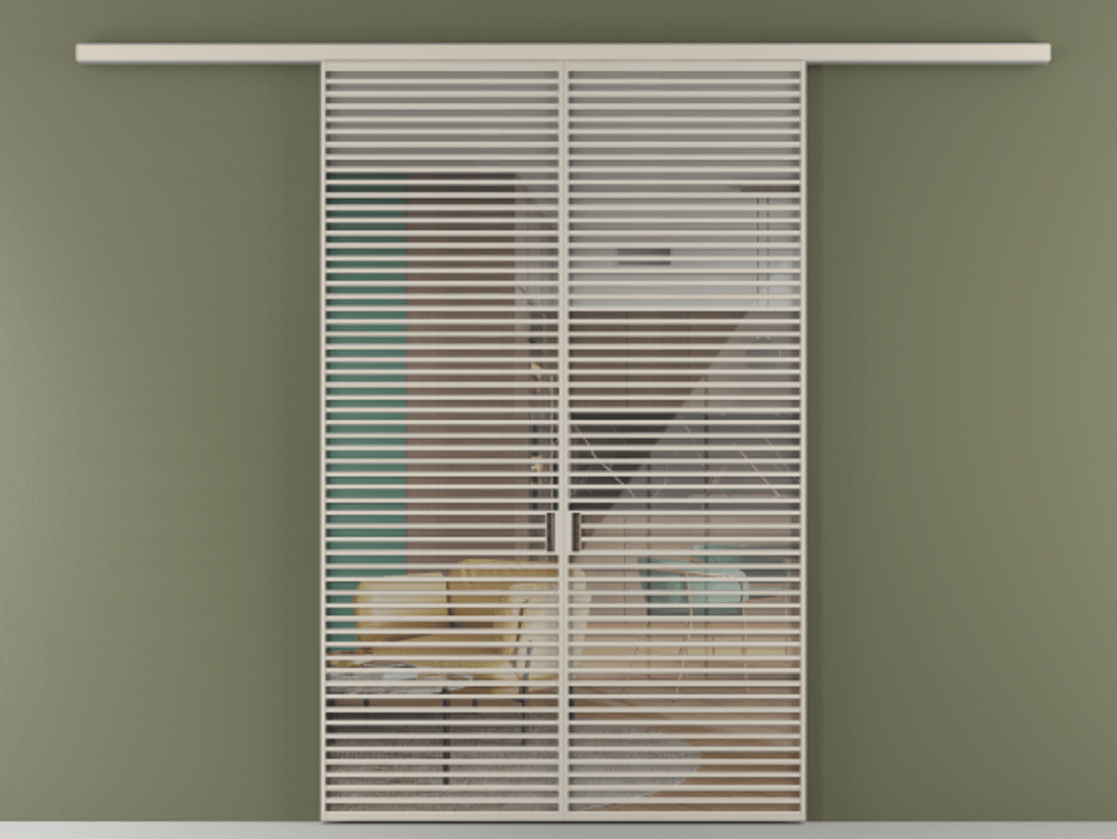 Перегородка Formato вдоль стены 2 створки АЛПР 040.07 Алюминий светло-бежевый Рефлективное прозрачное стекло "Stopsol", калёное. Цена 3001080 AMD 1. Полотно 2 шт. (800/2100 мм)
2. Комплект установки раздвижной системы
3. Базовый комплект фурнитуры
4.Ручка RONDO
. Фабрика дверей Волховец 8 (800) 551 43 19 Перегородка Formato вдоль стены 2 створки АЛПР 040.07 Алюминий светло-бежевый Рефлективное прозрачное стекло "Stopsol", калёное Цена 3001080 AMD | Volhovec