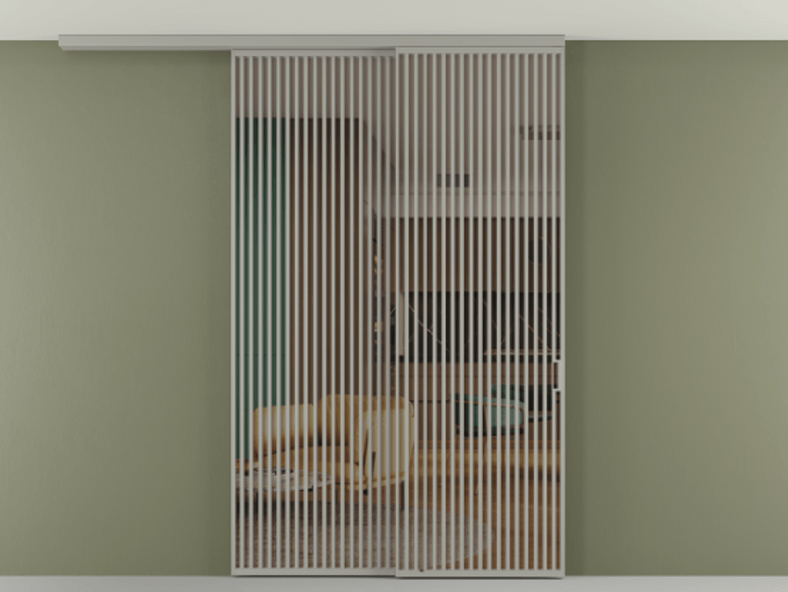 Перегородка Формато вдоль стены на потолок 2 створки с синхронным механизмом АЛПР 040.06 Алюминий нейтральный серый Прозрачное бронзовое стекло, триплекс. Цена 3037880 AMD 1. Полотно 2 шт. (800/2100 мм)
2. Комплект установки раздвижной системы
3. Базовый комплект фурнитуры
4.Ручка Рондо. Фабрика дверей Волховец 8 (800) 551 43 19 Перегородка Формато вдоль стены на потолок 2 створки с синхронным механизмом АЛПР 040.06 Алюминий нейтральный серый Прозрачное бронзовое стекло, триплекс Цена 3037880 AMD | Volhovec