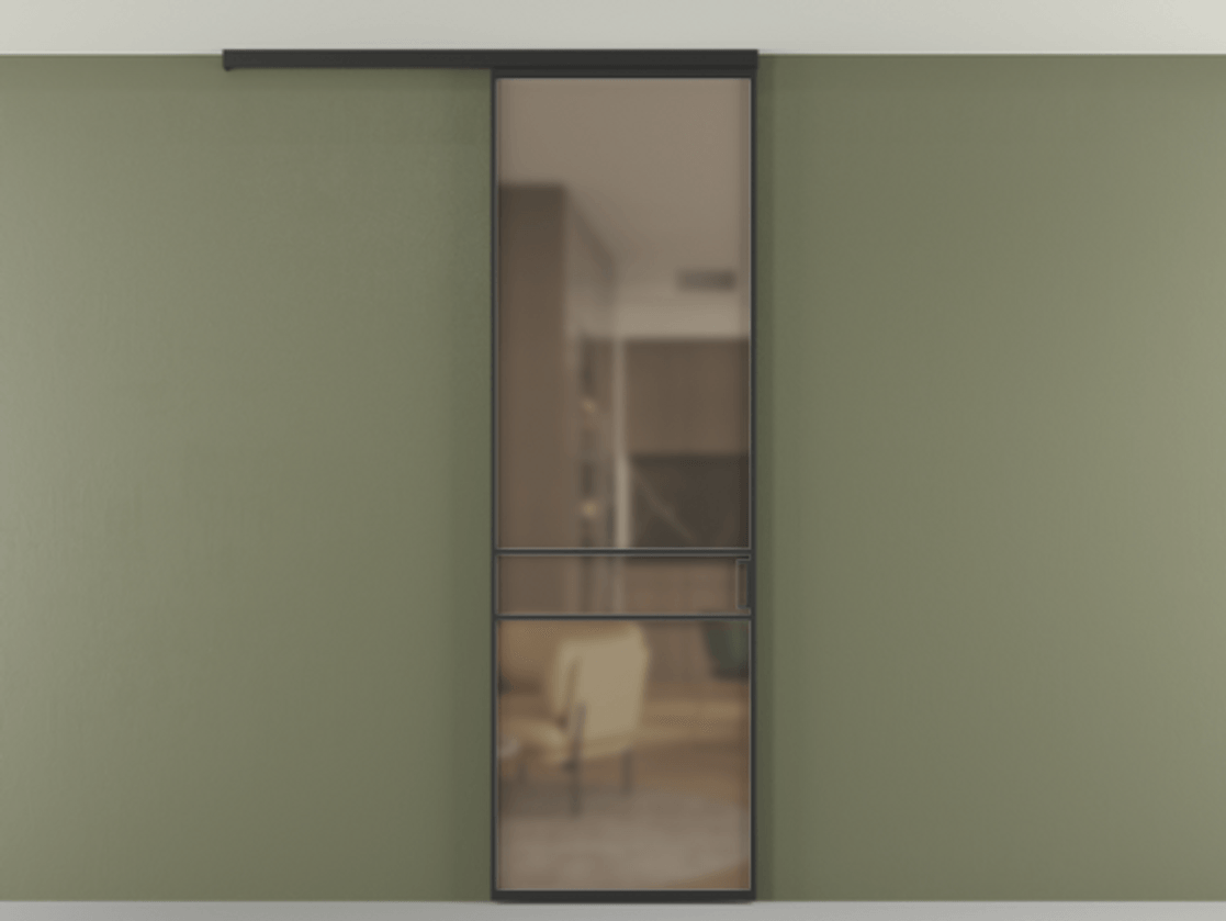 Перегородка Formato вдоль стены на потолок одностворчатая АЛПР 040.02 Алюминий Черный Сатинированное бронзовое стекло, триплекс. Скрытый короб ЧЕР Цена 654980 AMD 1. Полотно 2 шт. (800/2100 мм)
2. Комплект установки раздвижной системы
3. Базовый комплект фурнитуры
4.Ручка RONDO
. Фабрика дверей Волховец 8 (800) 551 43 19 Перегородка Formato вдоль стены на потолок одностворчатая АЛПР 040.02 Алюминий Черный Сатинированное бронзовое стекло, триплекс Цена 654980 AMD | Volhovec