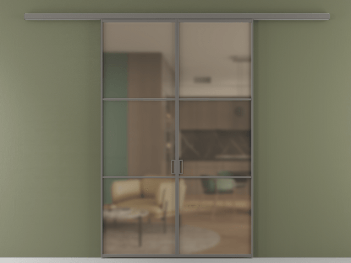 Перегородка Formato вдоль стены 2 створки АЛПР 040.03 Алюминий классический серый Сатинированное бронзовое стекло, триплекс. Цена 1571350 AMD 1. Полотно 2 шт. (800/2100 мм)
2. Комплект установки раздвижной системы
3. Базовый комплект фурнитуры
4.Ручка RONDO
. Фабрика дверей Волховец 8 (800) 551 43 19 Перегородка Formato вдоль стены 2 створки АЛПР 040.03 Алюминий классический серый Сатинированное бронзовое стекло, триплекс Цена 1571350 AMD | Volhovec