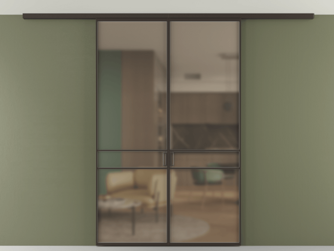 Перегородка Формато вдоль стены на потолок 2 створки АЛПР 040.02 Алюминий антрацит Сатинированное бронзовое стекло, триплекс. Цена 1258530 AMD 1. Полотно 2 шт. (800/2100 мм)
2. Комплект установки раздвижной системы
3. Базовый комплект фурнитуры
4.Ручка Рондо. Фабрика дверей Волховец 8 (800) 551 43 19 Перегородка Формато вдоль стены на потолок 2 створки АЛПР 040.02 Алюминий антрацит Сатинированное бронзовое стекло, триплекс Цена 1258530 AMD | Volhovec