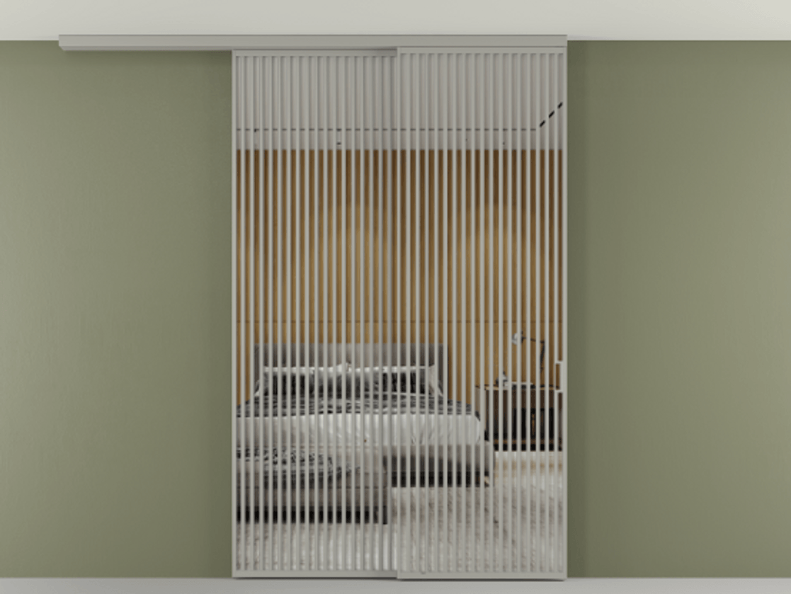 Перегородка Формато вдоль стены на потолок 2 створки с синхронным механизмом АЛПР 040.06 Алюминий нейтральный серый Двустороннее зеркало, триплекс , триплекс 6 мм. Цена 3037880 AMD 1. Полотно 2 шт. (800/2100 мм)
2. Комплект установки раздвижной системы
3. Базовый комплект фурнитуры
4.Ручка Рондо. Фабрика дверей Волховец 8 (800) 551 43 19 Перегородка Формато вдоль стены на потолок 2 створки с синхронным механизмом АЛПР 040.06 Алюминий нейтральный серый Двустороннее зеркало, триплекс , триплекс 6 мм Цена 3037880 AMD | Volhovec