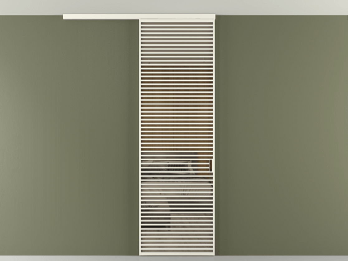 Перегородка Формато вдоль стены на потолок 1 створка АЛПР 040.07 Алюминий жемчужный Рефлективное бронзовое стекло "Стопсол", калёное Цена 1305830 AMD | Volhovec