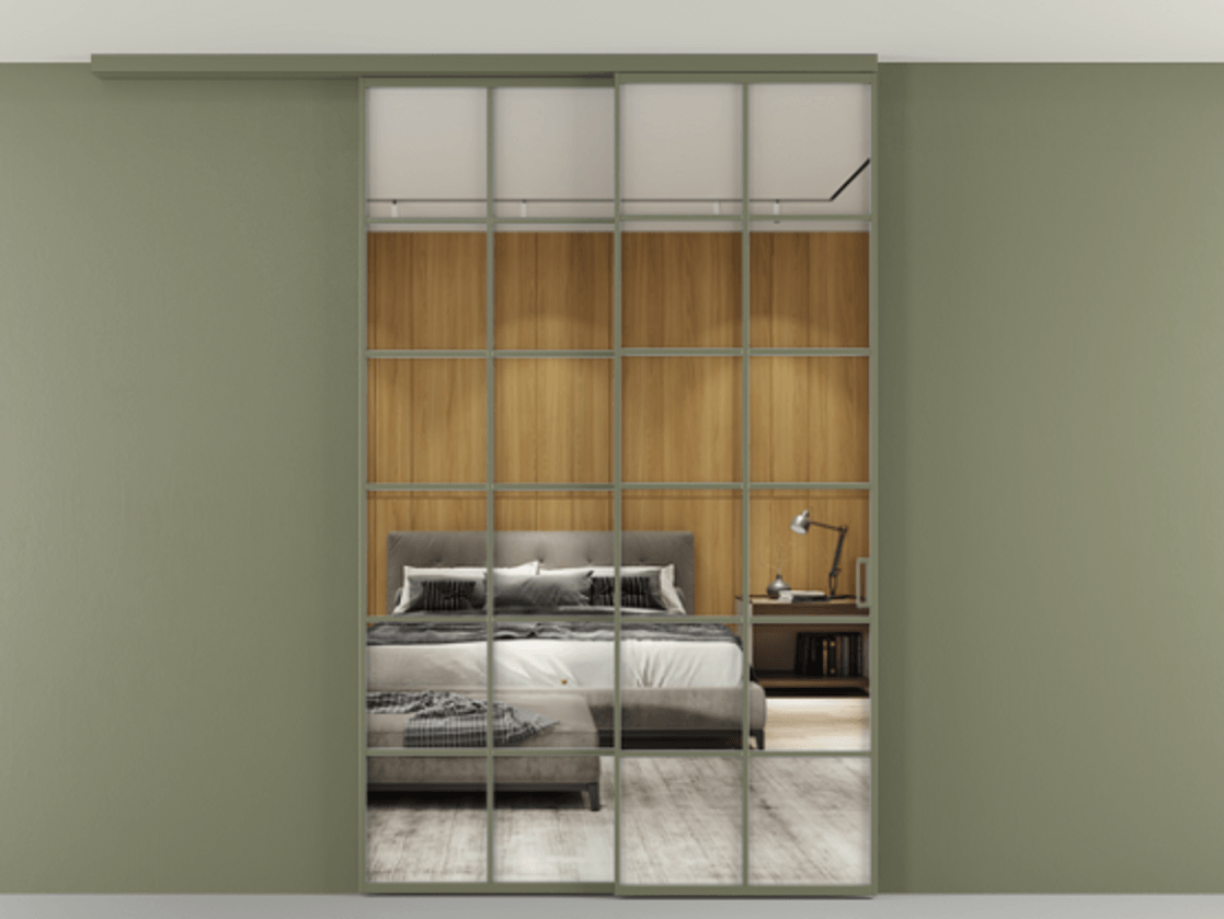 Перегородка Формато вдоль стены на потолок 2 створки с синхронным механизмом АЛПР 040.05 Алюминий оливковый тёмный Двустороннее зеркало, триплекс , триплекс 6 мм. Цена 1967250 AMD 1. Полотно 2 шт. (800/2100 мм)
2. Комплект установки раздвижной системы
3. Базовый комплект фурнитуры
4.Ручка Рондо. Фабрика дверей Волховец 8 (800) 551 43 19 Перегородка Формато вдоль стены на потолок 2 створки с синхронным механизмом АЛПР 040.05 Алюминий оливковый тёмный Двустороннее зеркало, триплекс , триплекс 6 мм Цена 1967250 AMD | Volhovec