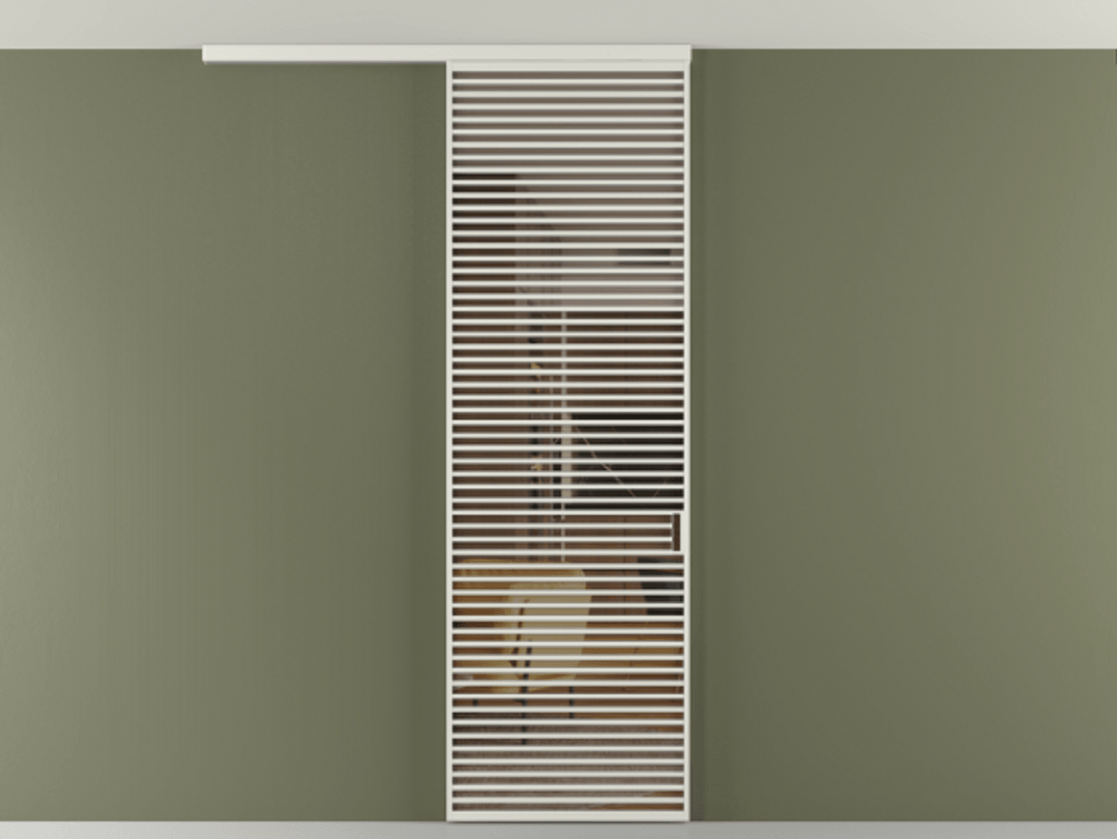 Перегородка Formato вдоль стены на потолок 1 створка АЛПР 040.07 Алюминий серый Прозрачное бронзовое стекло, триплекс Цена 1519491 AMD | Volhovec