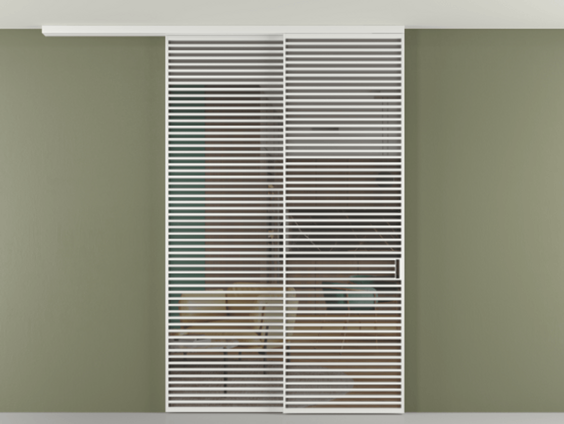 Перегородка Формато вдоль стены на потолок 2 створки с синхронным механизмом АЛПР 040.07 Алюминий белоснежный Прозрачное серое стекло, триплекс. Цена 3037880 AMD 1. Полотно 2 шт. (800/2100 мм)
2. Комплект установки раздвижной системы
3. Базовый комплект фурнитуры
4.Ручка Рондо. Фабрика дверей Волховец 8 (800) 551 43 19 Перегородка Формато вдоль стены на потолок 2 створки с синхронным механизмом АЛПР 040.07 Алюминий белоснежный Прозрачное серое стекло, триплекс Цена 3037880 AMD | Volhovec