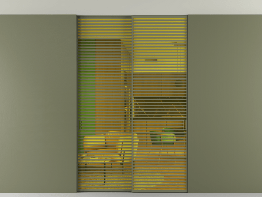 Перегородка Formato внутри проёма скрытое крепление в потолок 2 створки АЛПР 040.07 Алюминий оливковый тёмный Прозрачное жёлтое стекло, триплекс. Цена 2892900 AMD 1. Полотно 2 шт. (800/2100 мм)
2. Комплект установки раздвижной системы
3. Базовый комплект фурнитуры
4. Ручка RONDO. Фабрика дверей Волховец 8 (800) 551 43 19 Перегородка Formato внутри проёма скрытое крепление в потолок 2 створки АЛПР 040.07 Алюминий оливковый тёмный Прозрачное жёлтое стекло, триплекс Цена 2892900 AMD | Volhovec