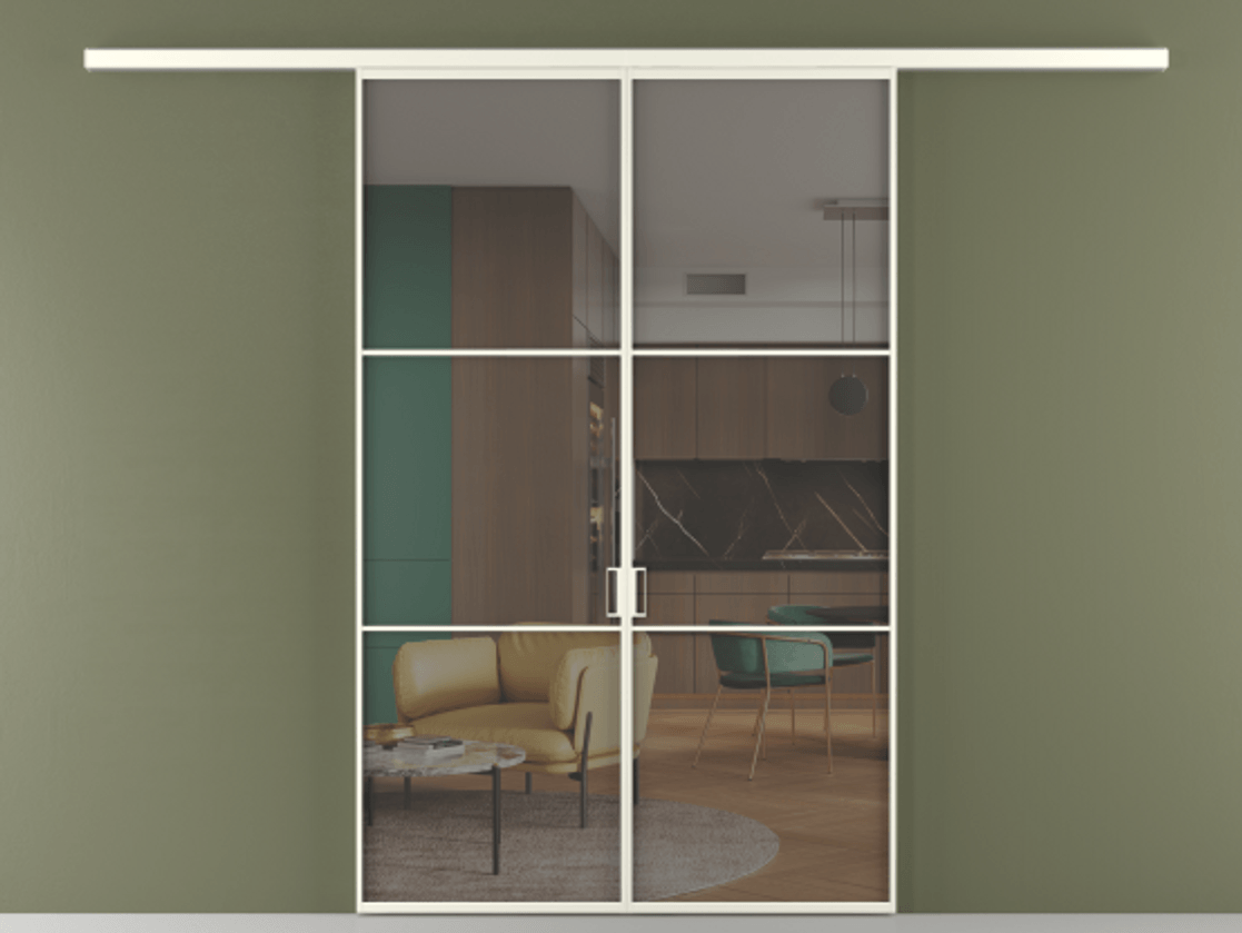 Перегородка Formato вдоль стены 2 створки АЛПР 040.03 Алюминий жемчужный Прозрачное серое стекло, триплекс. Цена 1571350 AMD 1. Полотно 2 шт. (800/2100 мм)
2. Комплект установки раздвижной системы
3. Базовый комплект фурнитуры
4.Ручка RONDO
. Фабрика дверей Волховец 8 (800) 551 43 19 Перегородка Formato вдоль стены 2 створки АЛПР 040.03 Алюминий жемчужный Прозрачное серое стекло, триплекс Цена 1571350 AMD | Volhovec