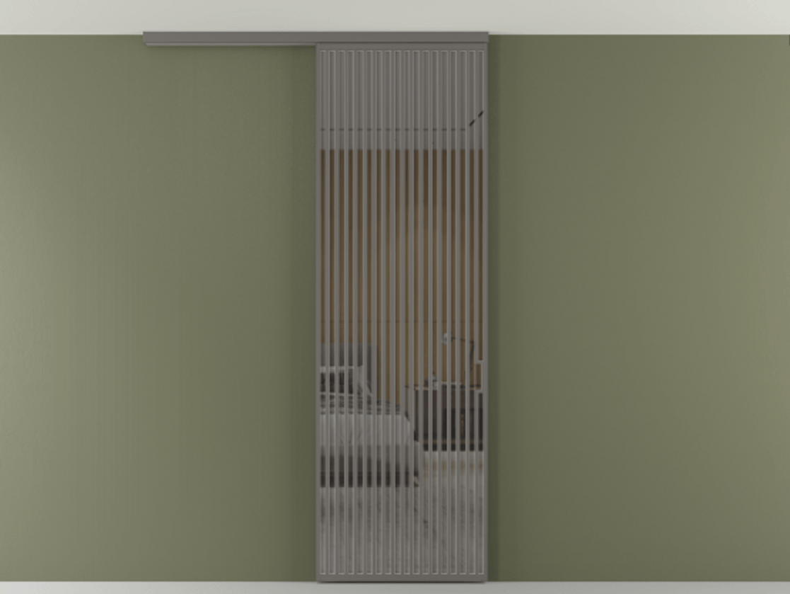 Перегородка Формато вдоль стены на потолок 1 створка АЛПР 040.06 Алюминий классический серый Рефлективное серое стекло "Стопсол", калёное. Цена 1305830 AMD 1. Полотно 2 шт. (800/2100 мм)
2. Комплект установки раздвижной системы
3. Базовый комплект фурнитуры
4.Ручка Рондо. Фабрика дверей Волховец 8 (800) 551 43 19 Перегородка Формато вдоль стены на потолок 1 створка АЛПР 040.06 Алюминий классический серый Рефлективное серое стекло "Стопсол", калёное Цена 1305830 AMD | Volhovec