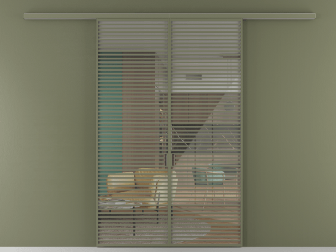 Перегородка Formato вдоль стены 2 створки АЛПР 040.07 Алюминий оливковый тёмный Рефлективное прозрачное стекло "Stopsol", калёное. Цена 3001080 AMD 1. Полотно 2 шт. (800/2100 мм)
2. Комплект установки раздвижной системы
3. Базовый комплект фурнитуры
4.Ручка RONDO
. Фабрика дверей Волховец 8 (800) 551 43 19 Перегородка Formato вдоль стены 2 створки АЛПР 040.07 Алюминий оливковый тёмный Рефлективное прозрачное стекло "Stopsol", калёное Цена 3001080 AMD | Volhovec