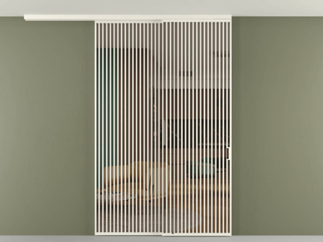 Перегородка Формато вдоль стены на потолок 2 створки с синхронным механизмом АЛПР 040.06 Алюминий жемчужный Прозрачное бронзовое стекло, триплекс. Цена 3037880 AMD 1. Полотно 2 шт. (800/2100 мм)
2. Комплект установки раздвижной системы
3. Базовый комплект фурнитуры
4.Ручка Рондо. Фабрика дверей Волховец 8 (800) 551 43 19 Перегородка Формато вдоль стены на потолок 2 створки с синхронным механизмом АЛПР 040.06 Алюминий жемчужный Прозрачное бронзовое стекло, триплекс Цена 3037880 AMD | Volhovec