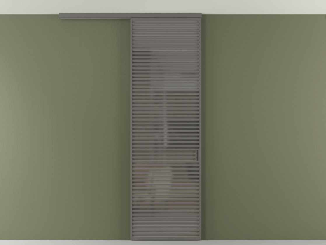 Перегородка Формато вдоль стены на потолок 1 створка АЛПР 040.07 Алюминий классический серый Сатинированное серое стекло, триплекс. Цена 1262670 AMD 1. Полотно 2 шт. (800/2100 мм)
2. Комплект установки раздвижной системы
3. Базовый комплект фурнитуры
4.Ручка Рондо. Фабрика дверей Волховец 8 (800) 551 43 19 Перегородка Формато вдоль стены на потолок 1 створка АЛПР 040.07 Алюминий классический серый Сатинированное серое стекло, триплекс Цена 1262670 AMD | Volhovec