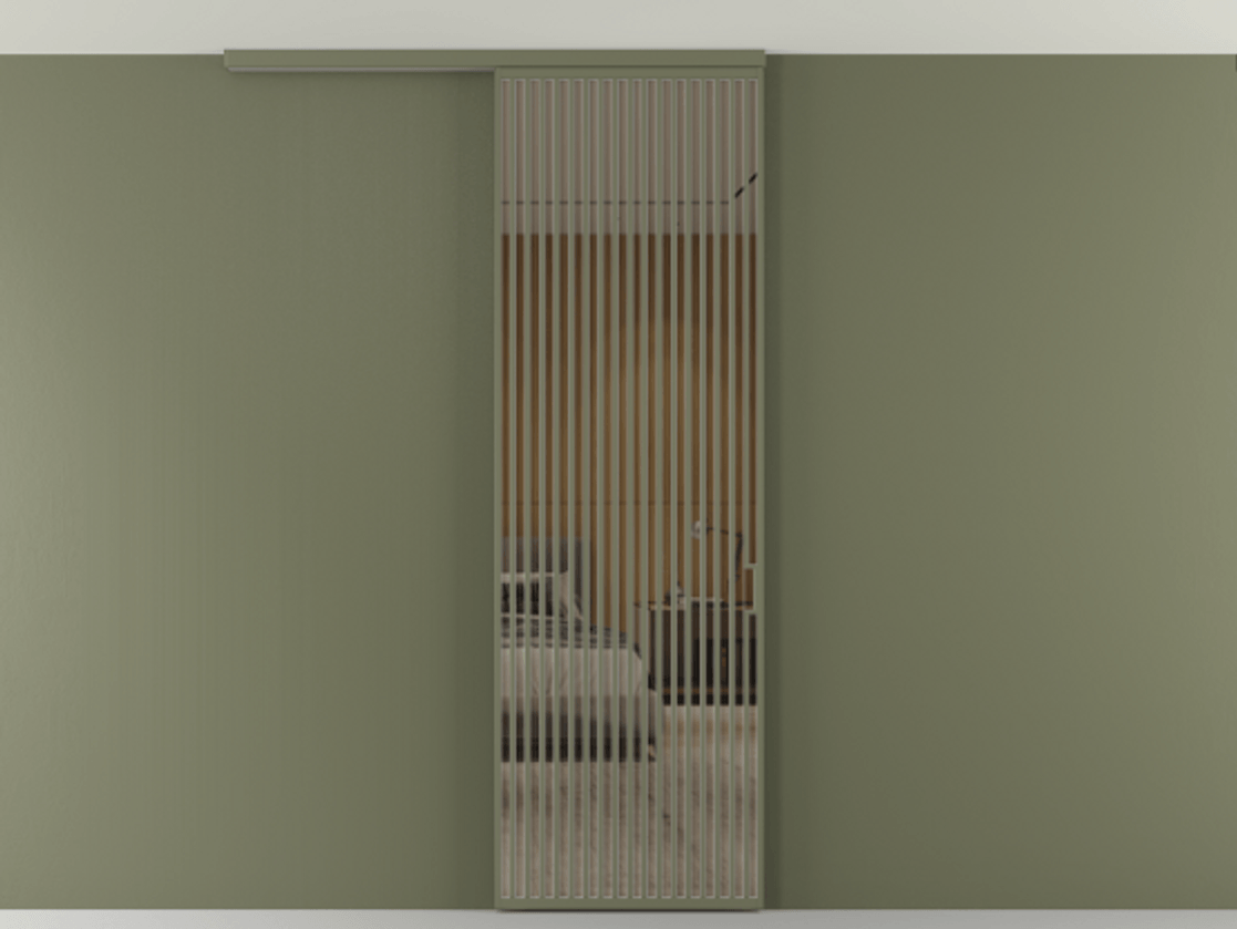 Перегородка Формато вдоль стены на потолок 1 створка АЛПР 040.06 Алюминий оливковый тёмный Рефлективное бронзовое стекло "Стопсол", калёное. Цена 1305830 AMD 1. Полотно 2 шт. (800/2100 мм)
2. Комплект установки раздвижной системы
3. Базовый комплект фурнитуры
4.Ручка Рондо. Фабрика дверей Волховец 8 (800) 551 43 19 Перегородка Формато вдоль стены на потолок 1 створка АЛПР 040.06 Алюминий оливковый тёмный Рефлективное бронзовое стекло "Стопсол", калёное Цена 1305830 AMD | Volhovec