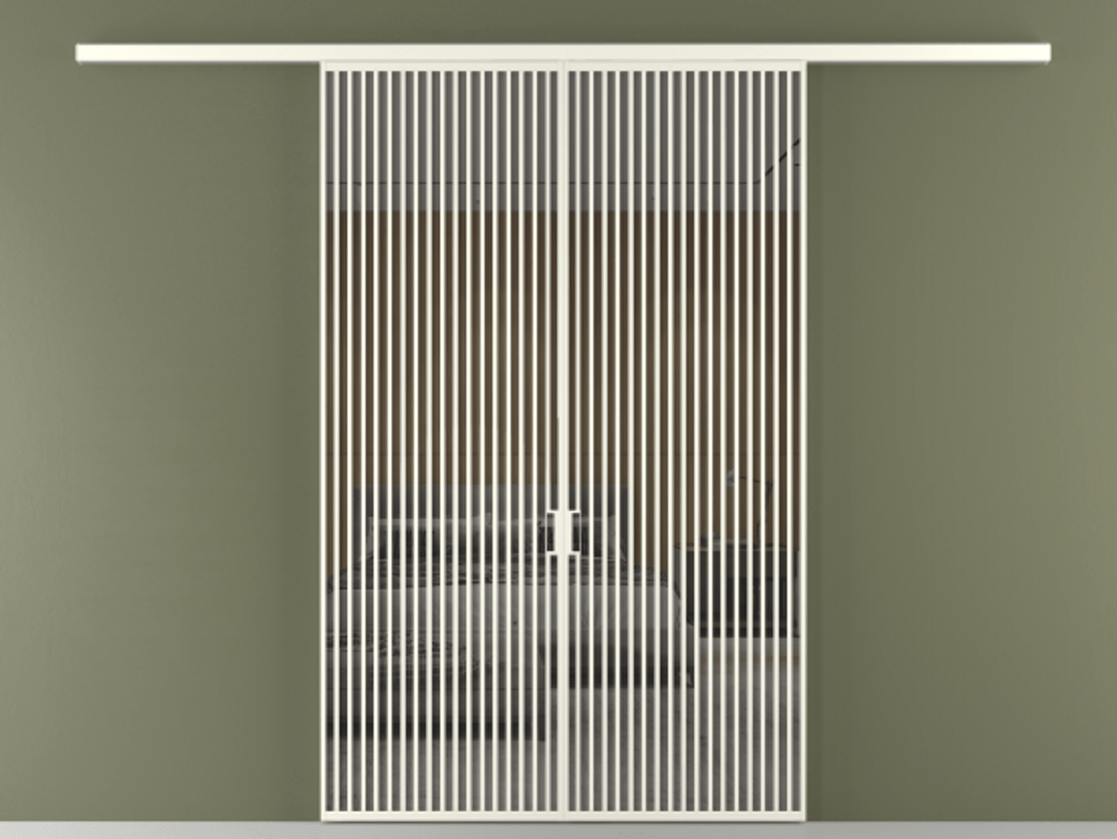 Перегородка Formato вдоль стены 2 створки АЛПР 040.06 Алюминий жемчужный Рефлективное серое стекло "Stopsol", калёное. Цена 3001080 AMD 1. Полотно 2 шт. (800/2100 мм)
2. Комплект установки раздвижной системы
3. Базовый комплект фурнитуры
4.Ручка RONDO
. Фабрика дверей Волховец 8 (800) 551 43 19 Перегородка Formato вдоль стены 2 створки АЛПР 040.06 Алюминий жемчужный Рефлективное серое стекло "Stopsol", калёное Цена 3001080 AMD | Volhovec