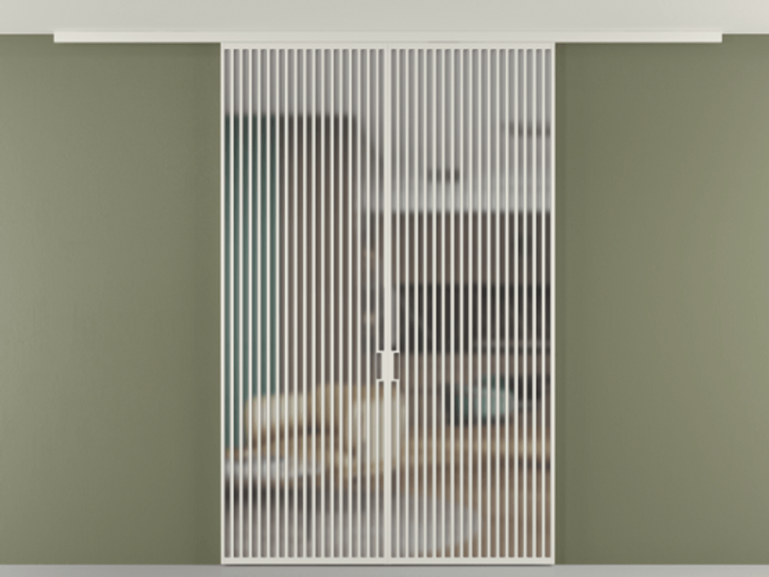 Перегородка Formato вдоль стены на потолок двустворчатая АЛПР 040.06 Алюминий Белый Сатинированное стекло "Matelux Crystal Vision", калёное, матовое, каленое 6 мм. Скрытый короб БЕЛ Цена 2968440 AMD 1. Полотно 2 шт. (800/2100 мм)
2. Комплект установки раздвижной системы
3. Базовый комплект фурнитуры
4.Ручка RONDO
. Фабрика дверей Волховец 8 (800) 551 43 19 Перегородка Formato вдоль стены на потолок двустворчатая АЛПР 040.06 Алюминий Белый Сатинированное стекло "Matelux Crystal Vision", калёное, матовое, каленое 6 мм Цена 2968440 AMD | Volhovec