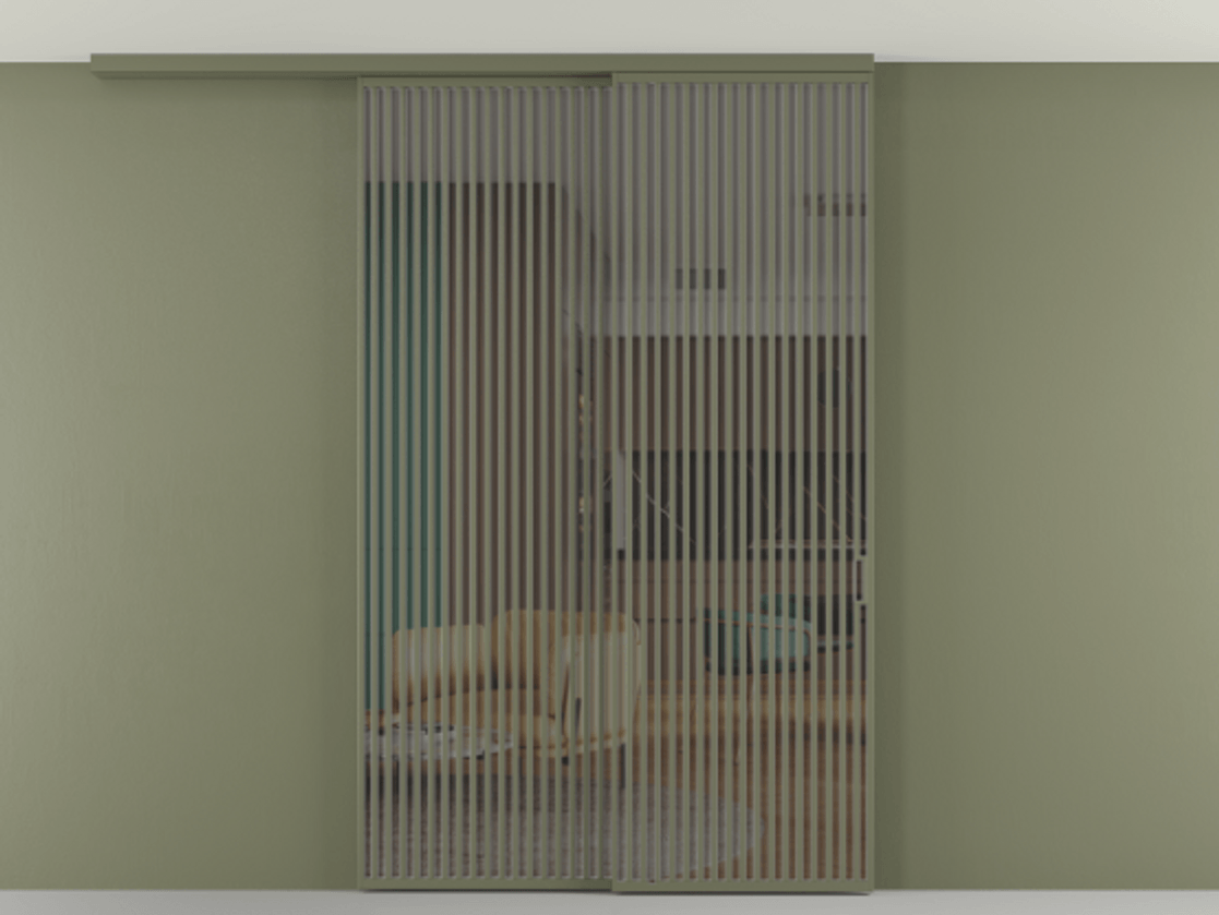 Перегородка Формато вдоль стены на потолок 2 створки с синхронным механизмом АЛПР 040.06 Алюминий оливковый тёмный Прозрачное серое стекло, триплекс. Цена 3037880 AMD 1. Полотно 2 шт. (800/2100 мм)
2. Комплект установки раздвижной системы
3. Базовый комплект фурнитуры
4.Ручка Рондо. Фабрика дверей Волховец 8 (800) 551 43 19 Перегородка Формато вдоль стены на потолок 2 створки с синхронным механизмом АЛПР 040.06 Алюминий оливковый тёмный Прозрачное серое стекло, триплекс Цена 3037880 AMD | Volhovec