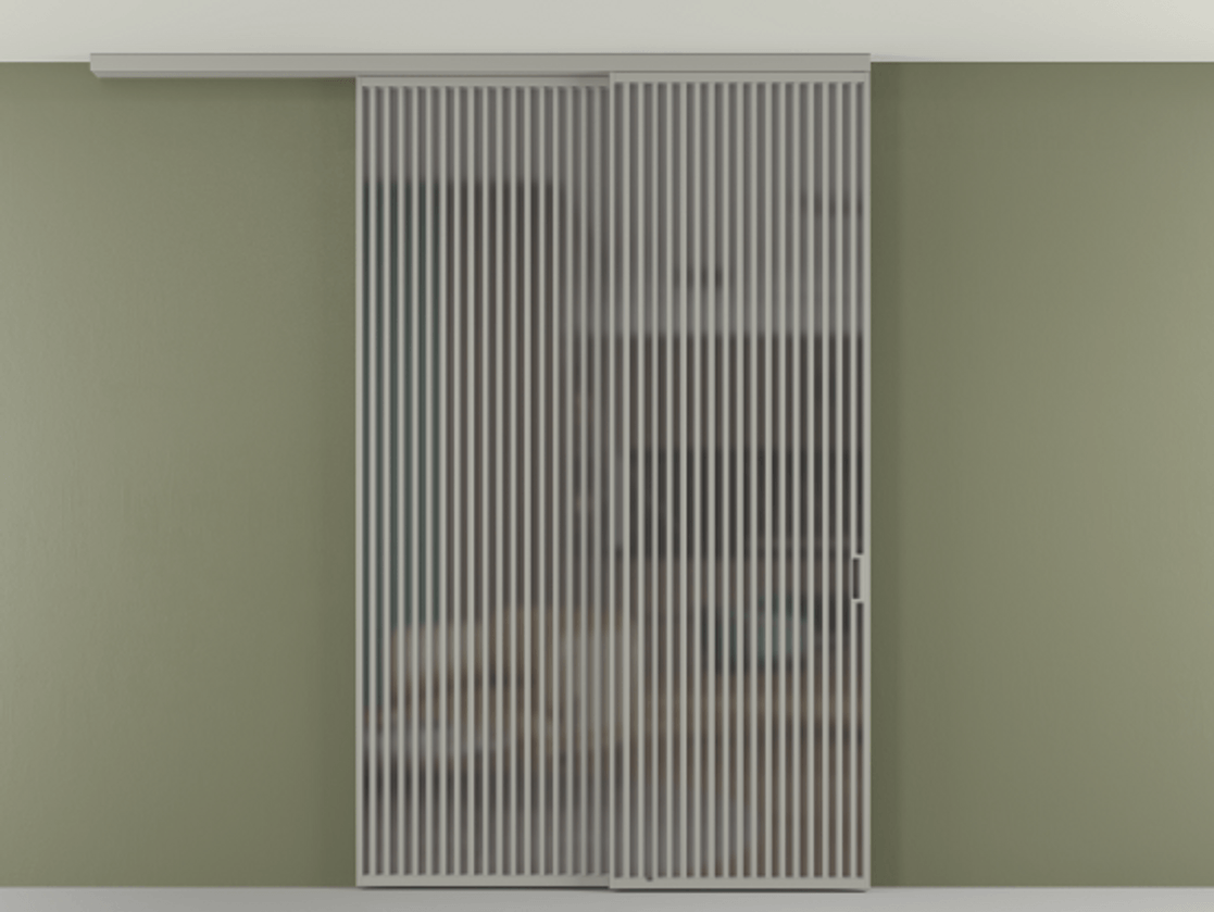 Перегородка Формато вдоль стены на потолок 2 створки с синхронным механизмом АЛПР 040.06 Алюминий нейтральный серый Сатинированное серое стекло, триплекс. Цена 3037880 AMD 1. Полотно 2 шт. (800/2100 мм)
2. Комплект установки раздвижной системы
3. Базовый комплект фурнитуры
4.Ручка Рондо. Фабрика дверей Волховец 8 (800) 551 43 19 Перегородка Формато вдоль стены на потолок 2 створки с синхронным механизмом АЛПР 040.06 Алюминий нейтральный серый Сатинированное серое стекло, триплекс Цена 3037880 AMD | Volhovec