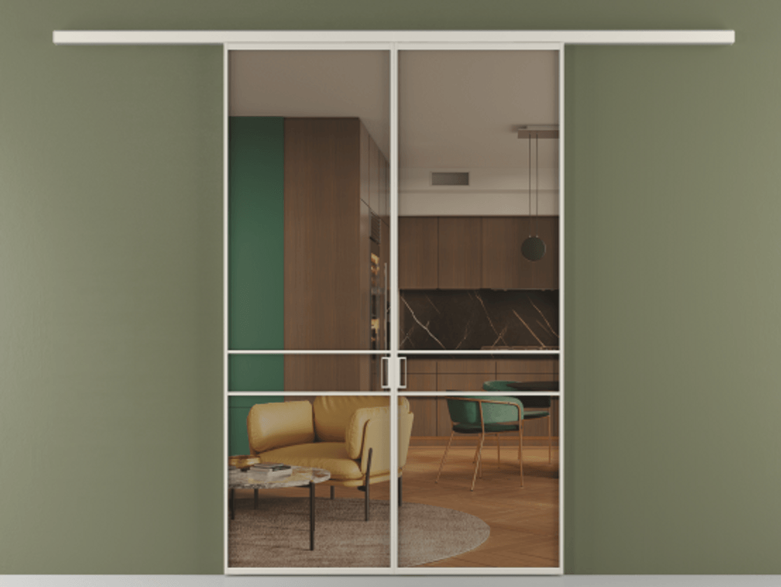 Перегородка Formato вдоль стены 2 створки АЛПР 040.02 Алюминий облачно-серый Прозрачное бронзовое стекло, триплекс. Цена 1571350 AMD 1. Полотно 2 шт. (800/2100 мм)
2. Комплект установки раздвижной системы
3. Базовый комплект фурнитуры
4.Ручка RONDO
. Фабрика дверей Волховец 8 (800) 551 43 19 Перегородка Formato вдоль стены 2 створки АЛПР 040.02 Алюминий облачно-серый Прозрачное бронзовое стекло, триплекс Цена 1571350 AMD | Volhovec