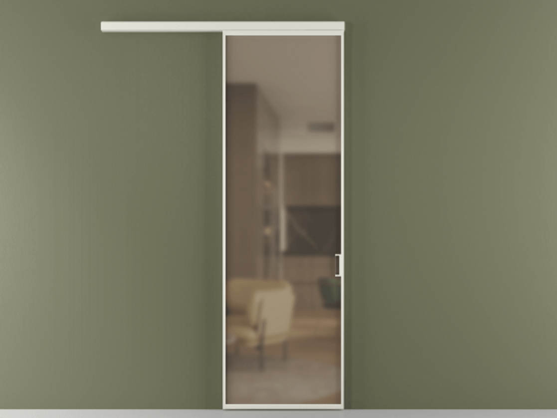 Перегородка Formato вдоль стены одностворчатая АЛПР 040.01 Алюминий Белый Сатинированное бронзовое стекло, триплекс. Скрытый короб БЕЛ Цена 659160 AMD 1. Полотно (800/2100 мм)
2. Комплект установки раздвижной системы
3. Базовый комплект фурнитуры
4.Ручка RONDO
. Фабрика дверей Волховец 8 (800) 551 43 19 Перегородка Formato вдоль стены одностворчатая АЛПР 040.01 Алюминий Белый Сатинированное бронзовое стекло, триплекс Цена 659160 AMD | Volhovec