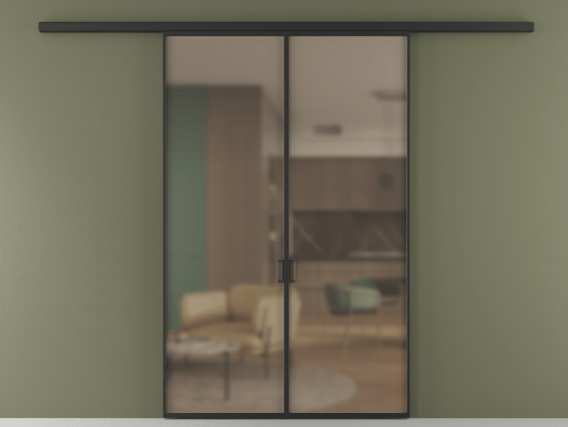 Перегородка Formato вдоль стены 2 створки АЛПР 040.01 Алюминий Черный Сатинированное бронзовое стекло, триплекс. Скрытый короб ЧЕР Цена 1438500 AMD 1. Полотно 2 шт. (800/2100 мм)
2. Комплект установки раздвижной системы
3. Базовый комплект фурнитуры
4.Ручка RONDO
. Фабрика дверей Волховец 8 (800) 551 43 19 Перегородка Formato вдоль стены 2 створки АЛПР 040.01 Алюминий Черный Сатинированное бронзовое стекло, триплекс Цена 1438500 AMD | Volhovec